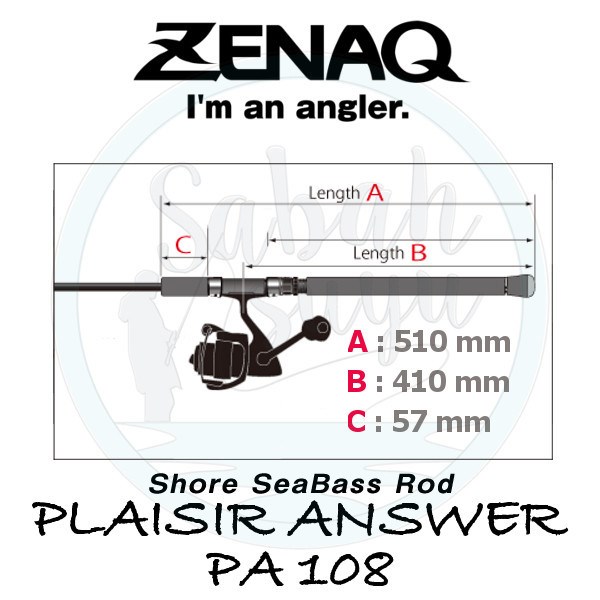 Zenaq Plaisir Answer PA108 Border Capture (RG) 325cm 12-35gr Spin Kamış