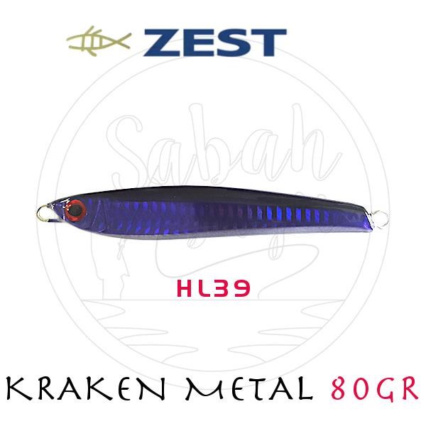 Zest Kraken Metal Jig 80gr HL 39