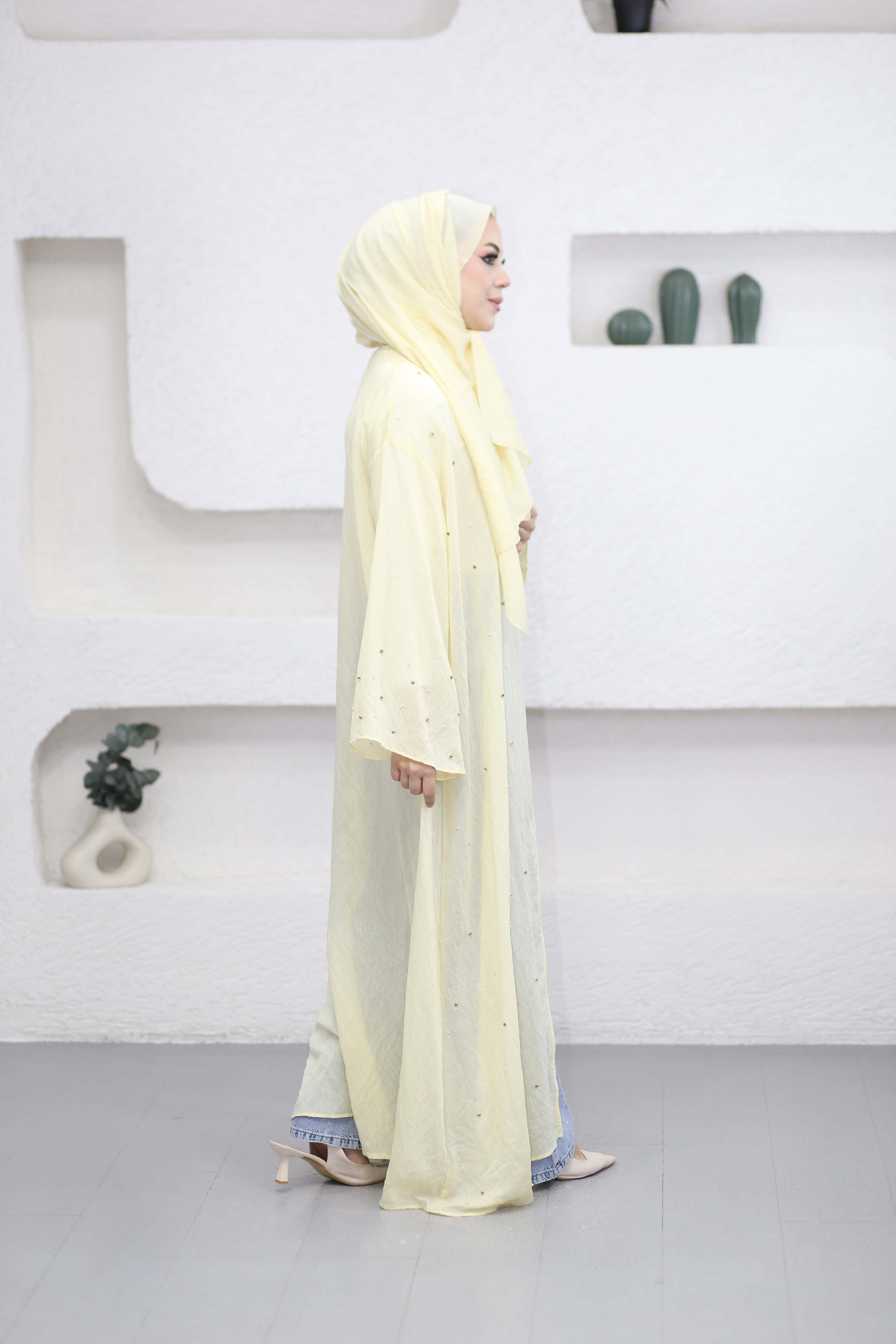 Peri Abaya Sarı 26130