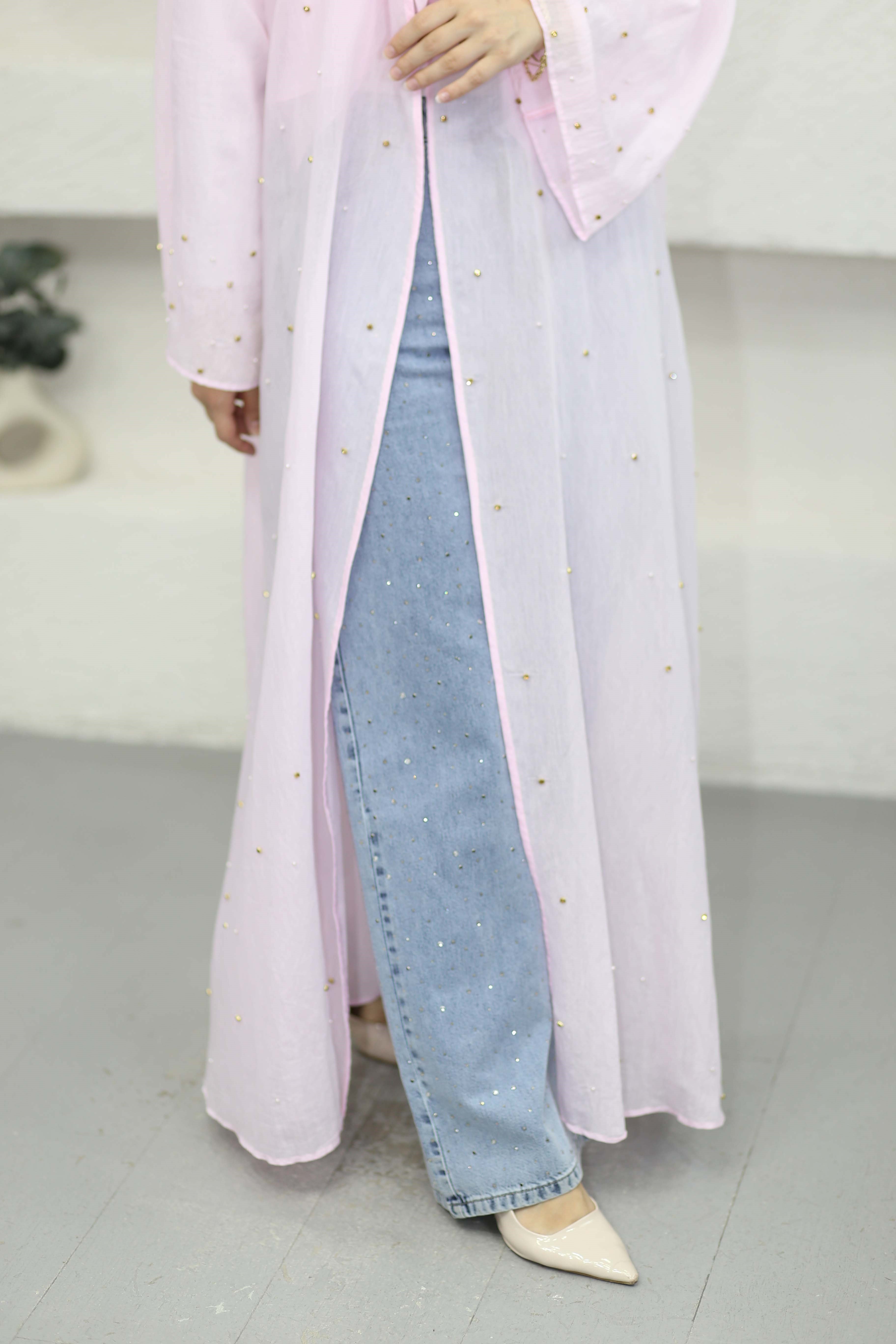 Peri Abaya Pembe 26130