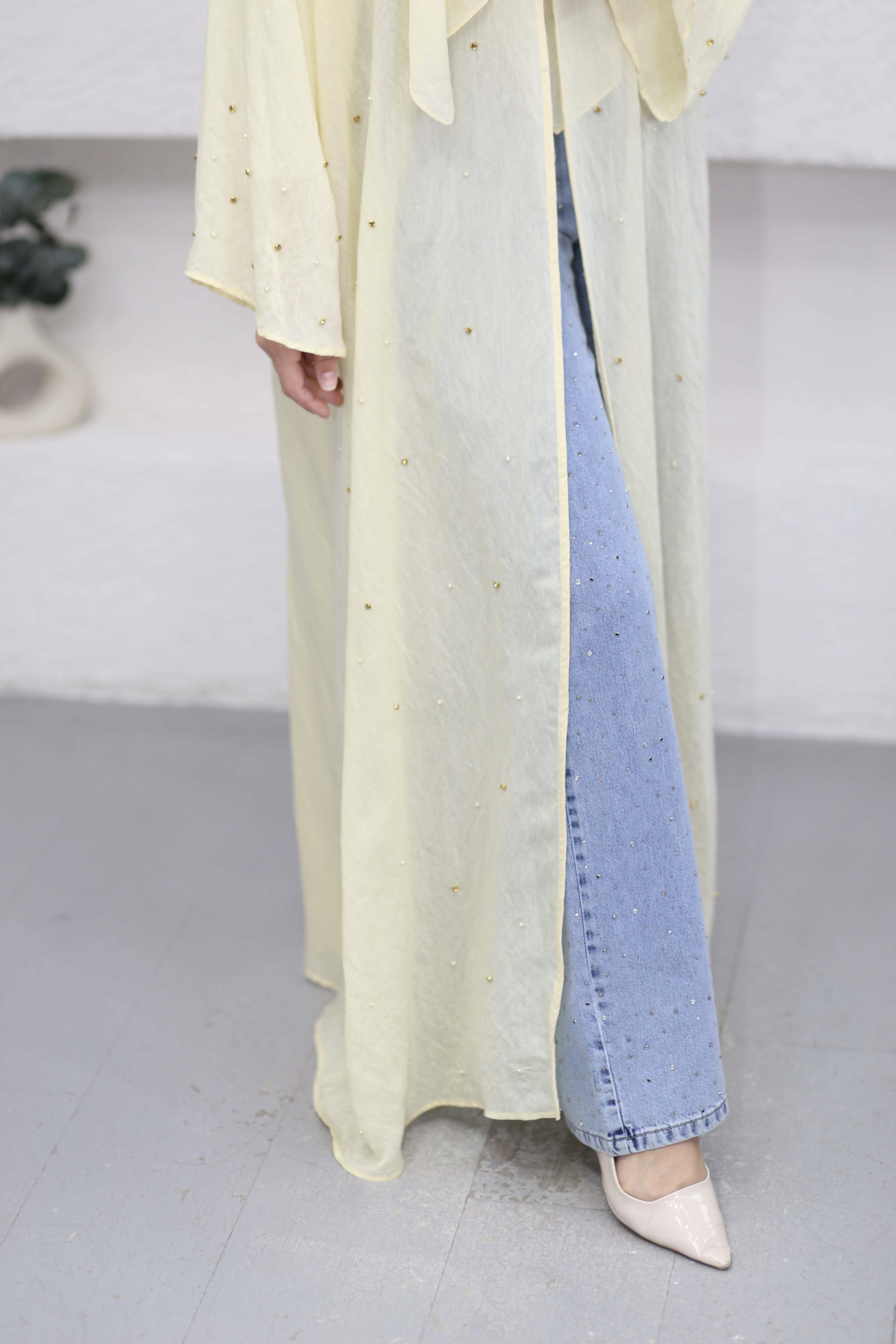 Peri Abaya Sarı 26130