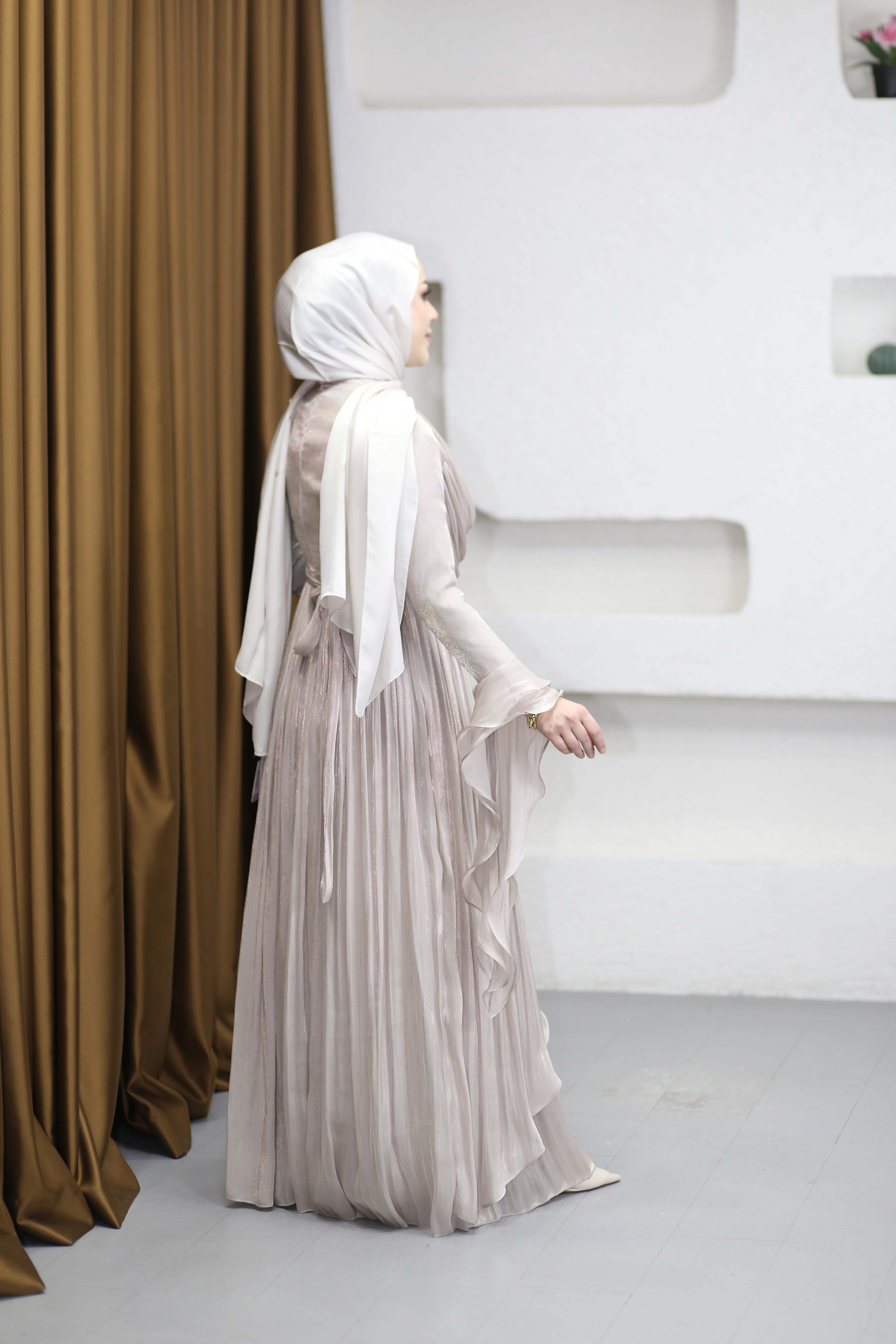 Zarif Abiye Bej 9808