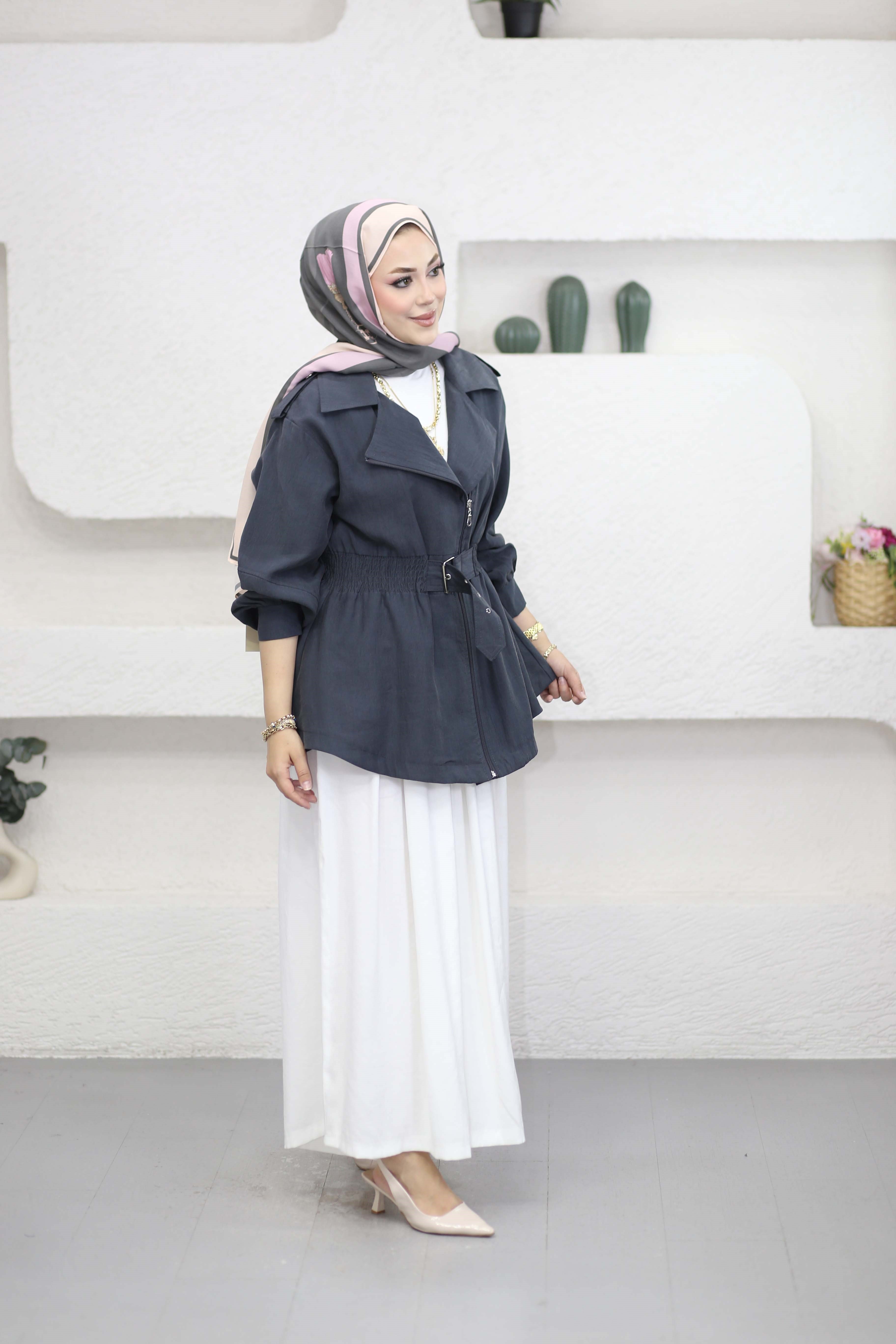 Sany Ceket Antrasit 7364