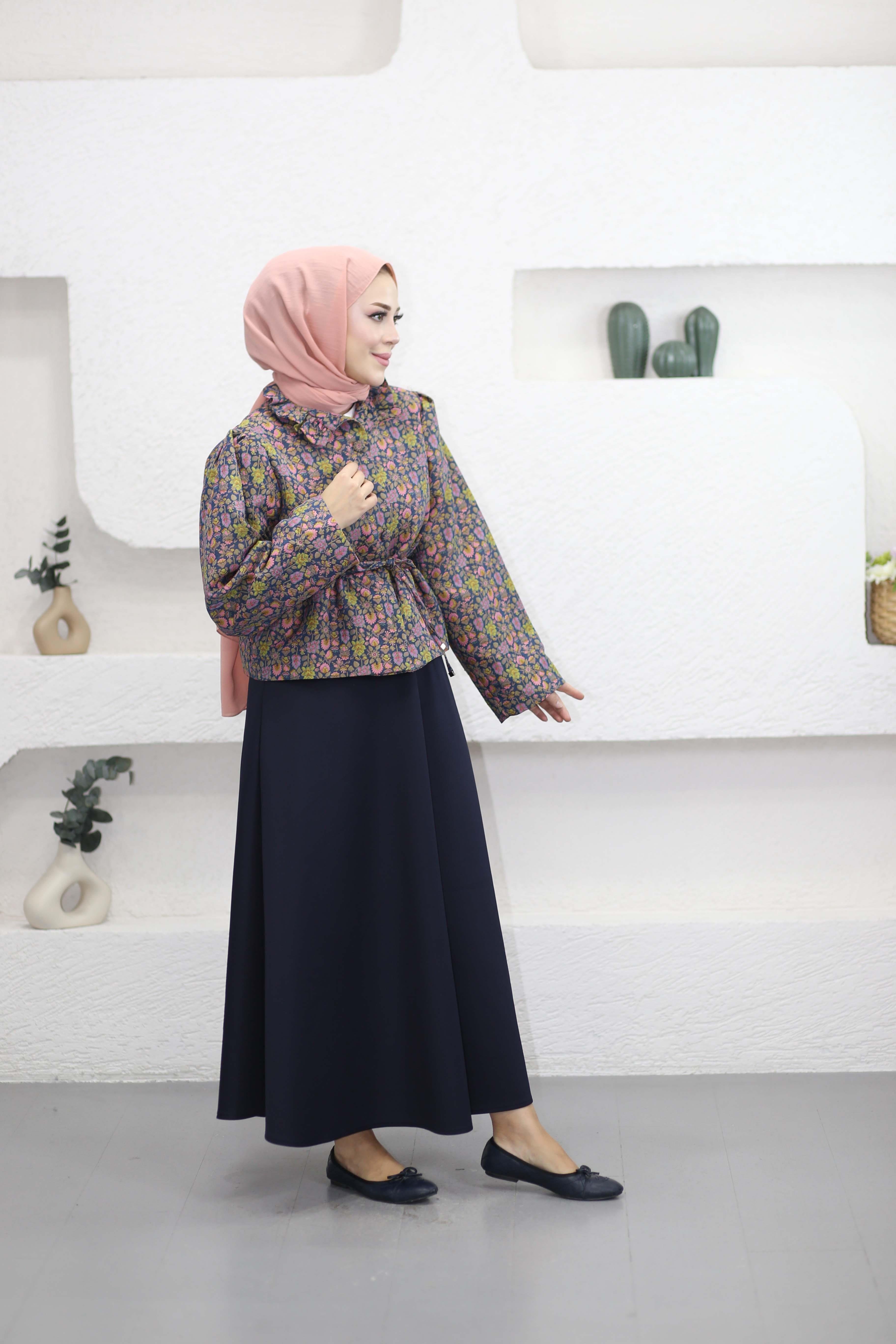 Velin Jakar Ceket Yeşil 8022