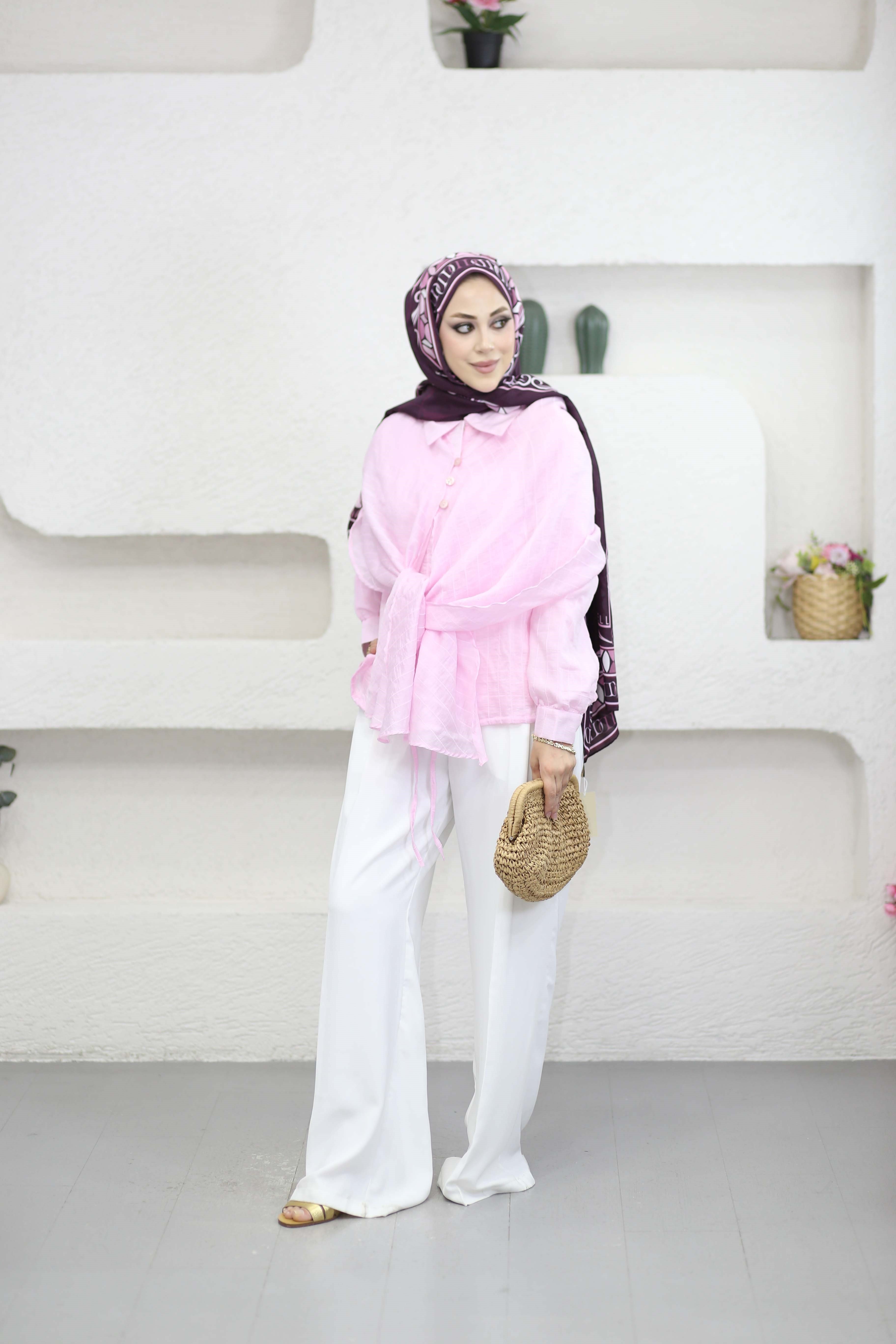 Esila Ceket Pembe 9016