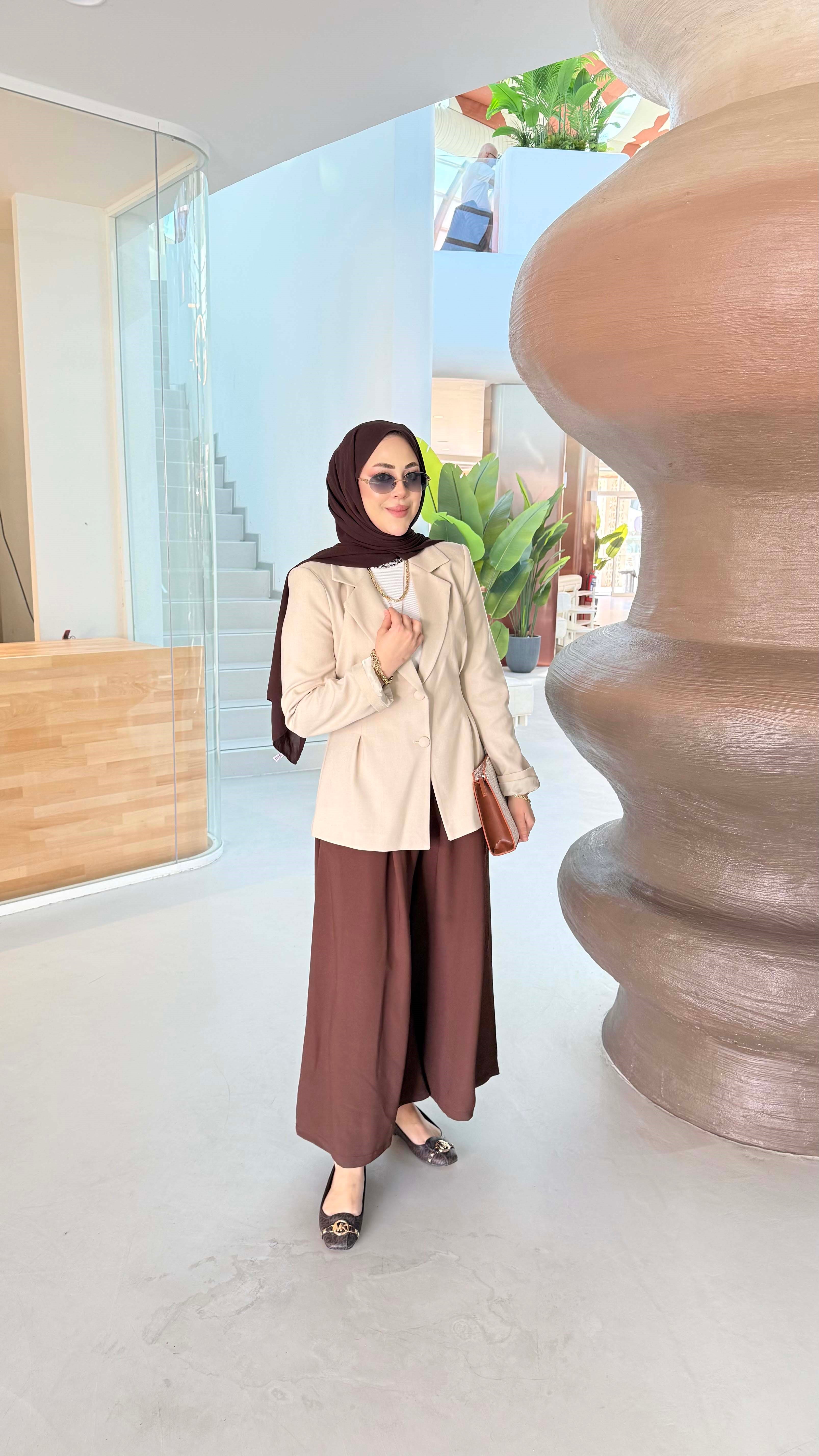 Pensli Blazer Ceket Bej 6048