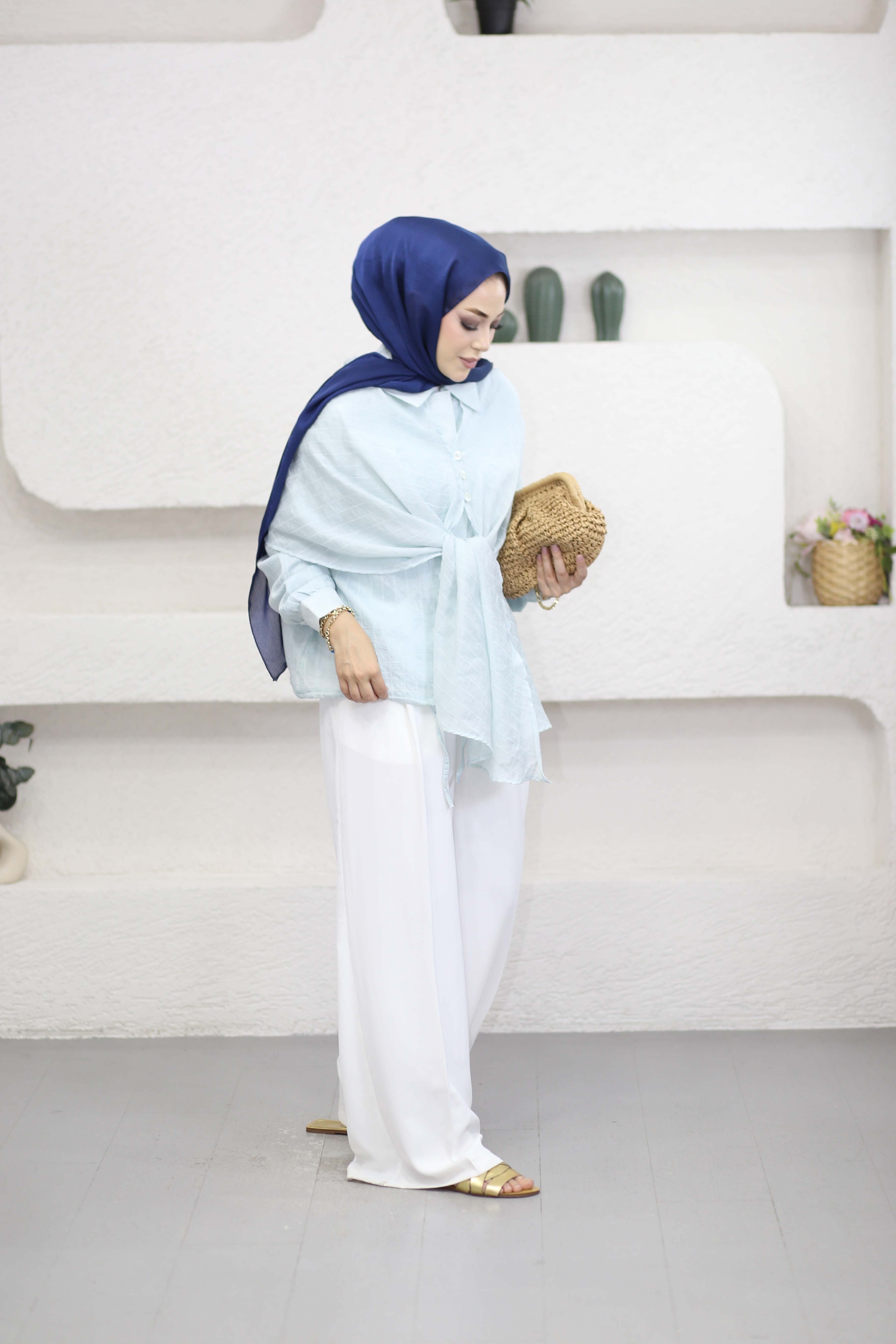 Esila Ceket Mavi 9016