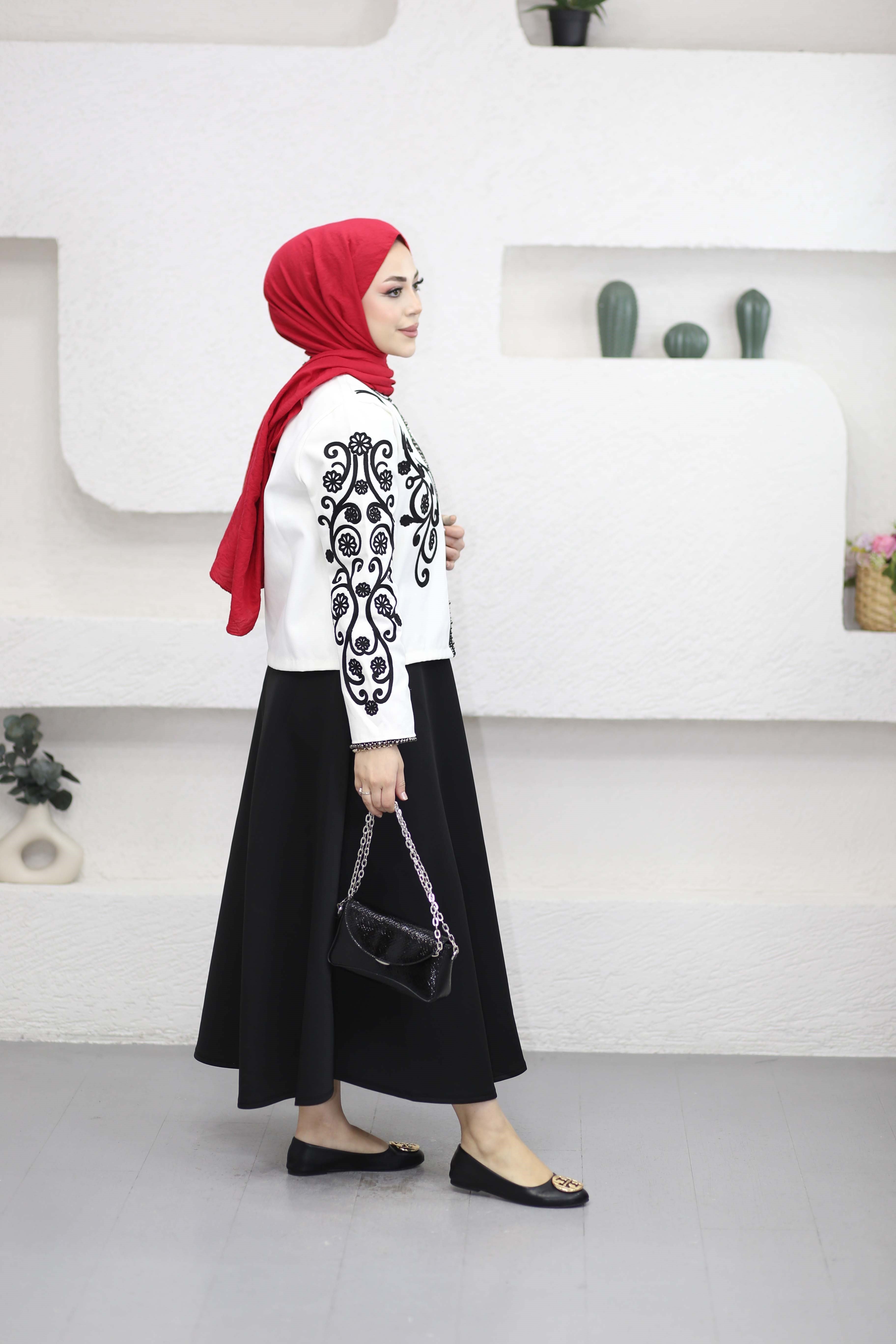 Paris Ceket Beyaz 6268