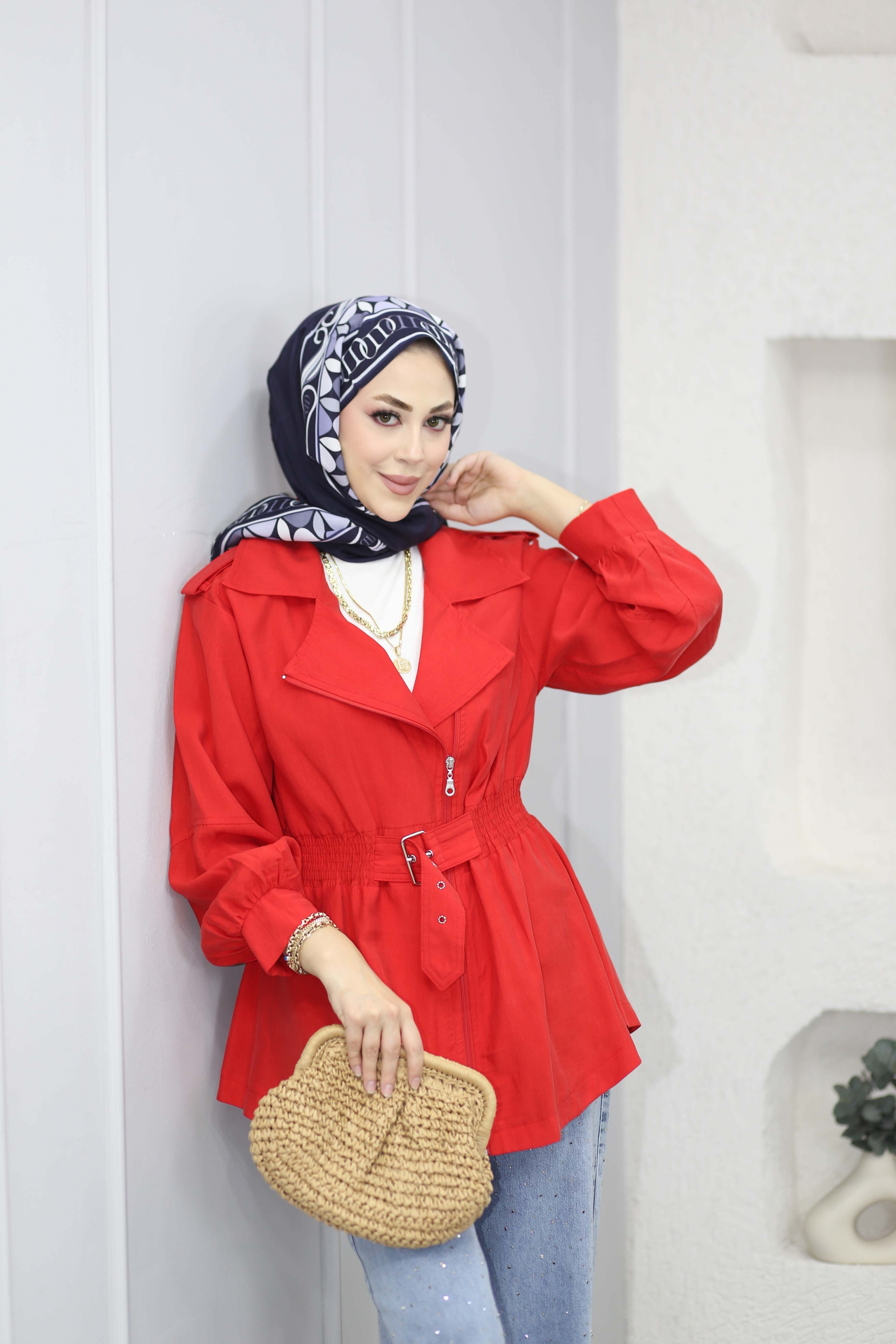Sany Ceket Kırmızı 7364