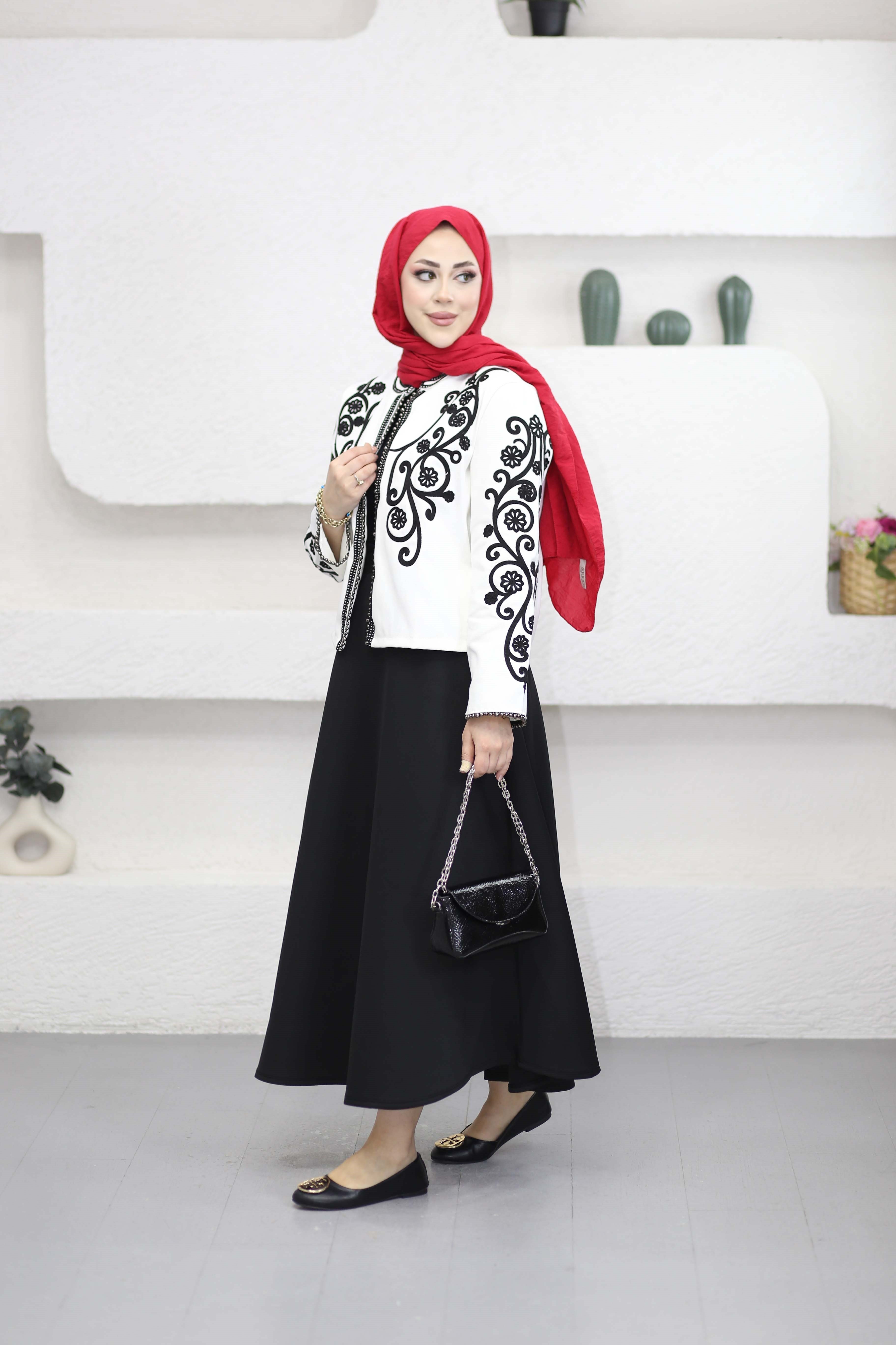 Paris Ceket Beyaz 6268