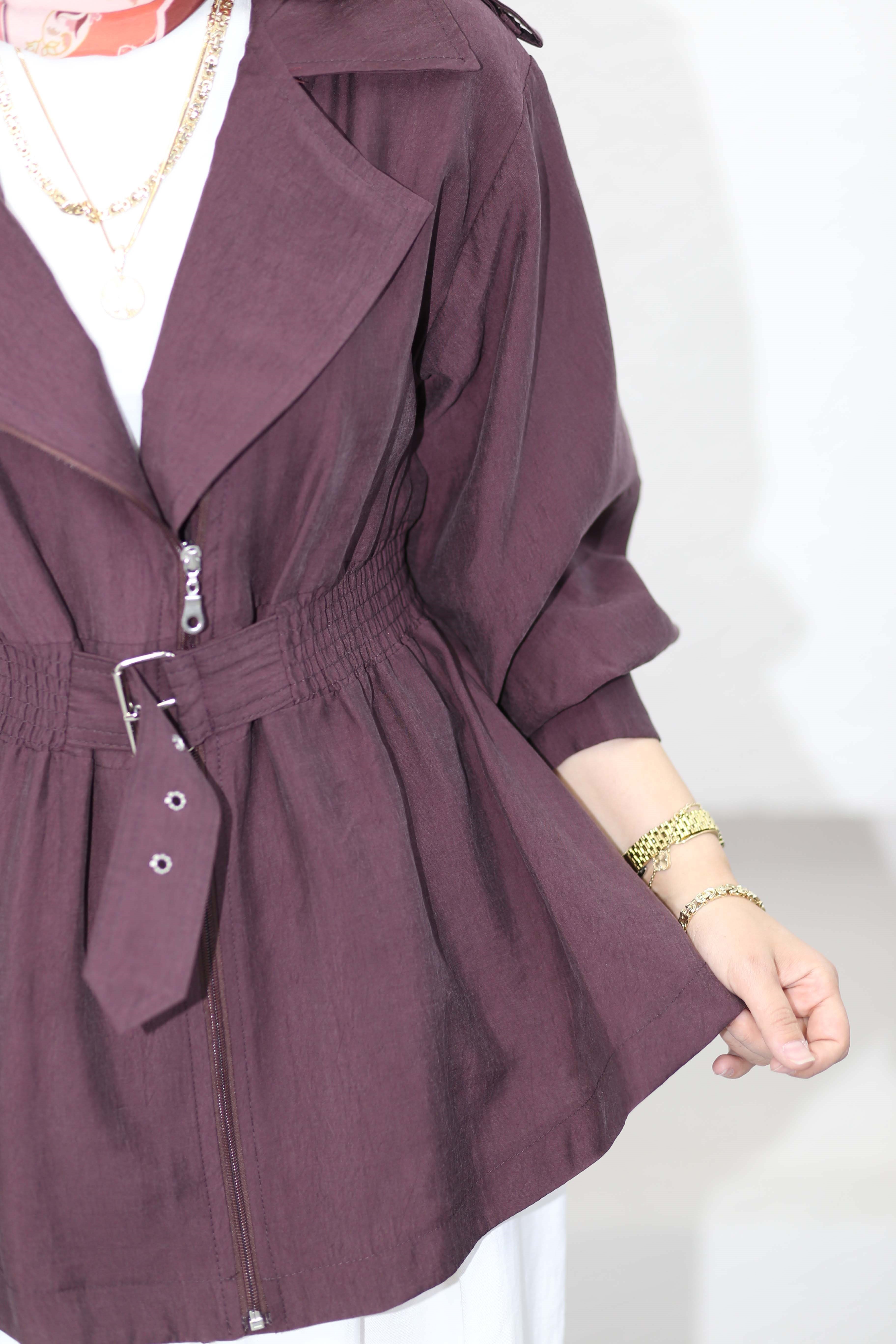 Sany Ceket Bordo 7364