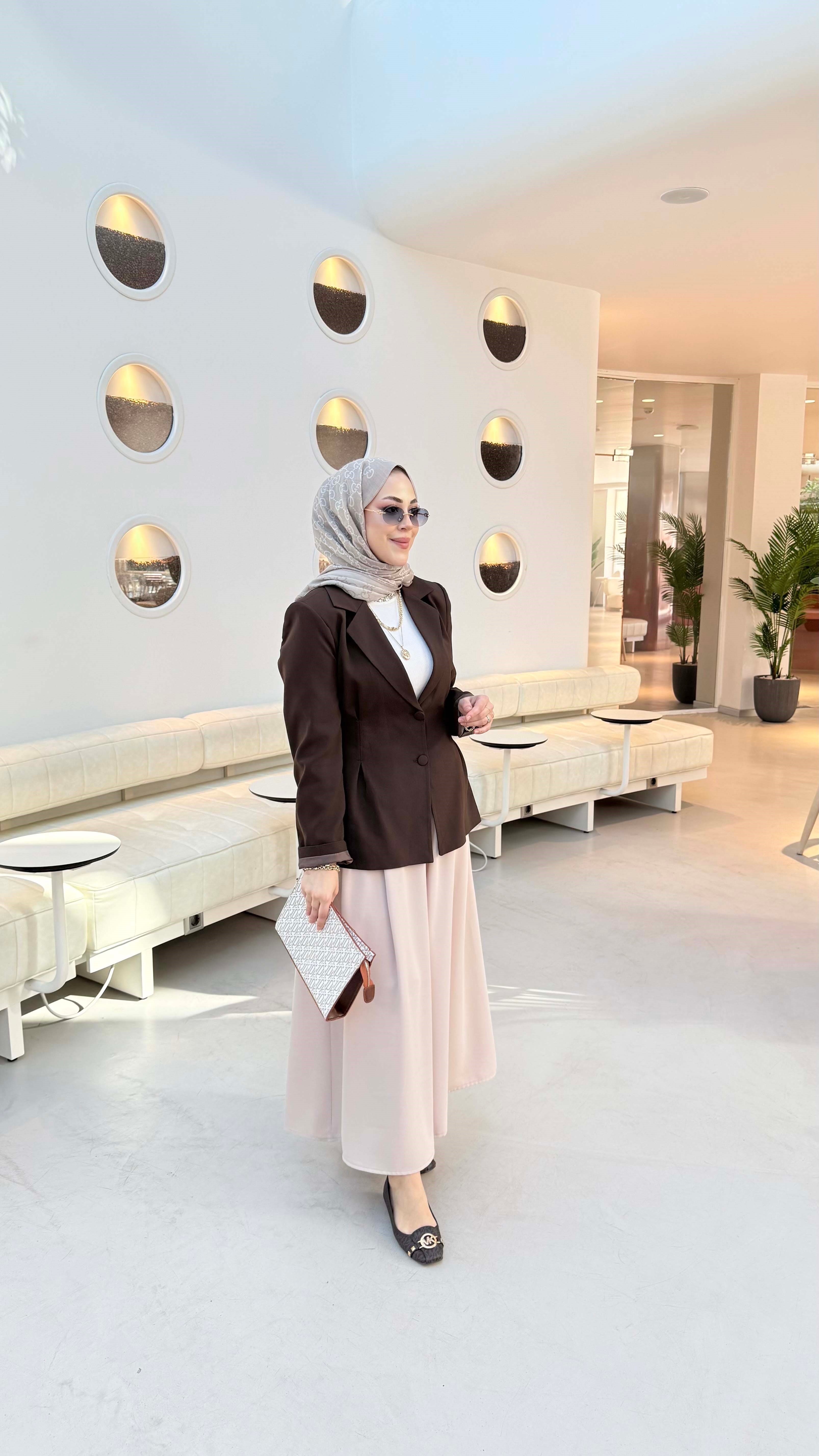Pensli Blazer Ceket Kahverengi 6048
