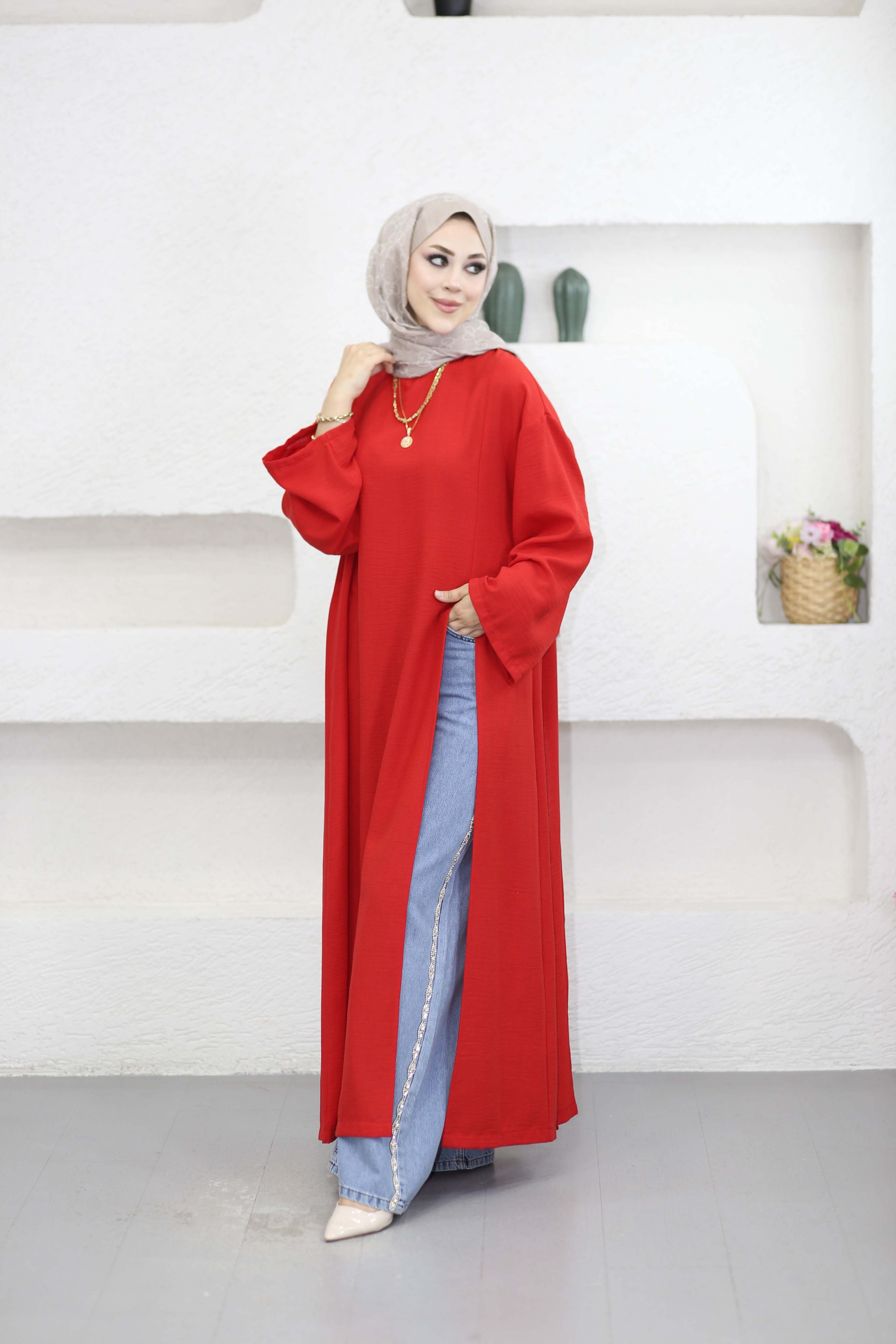 Berrin Tunik Kırmızı 8494