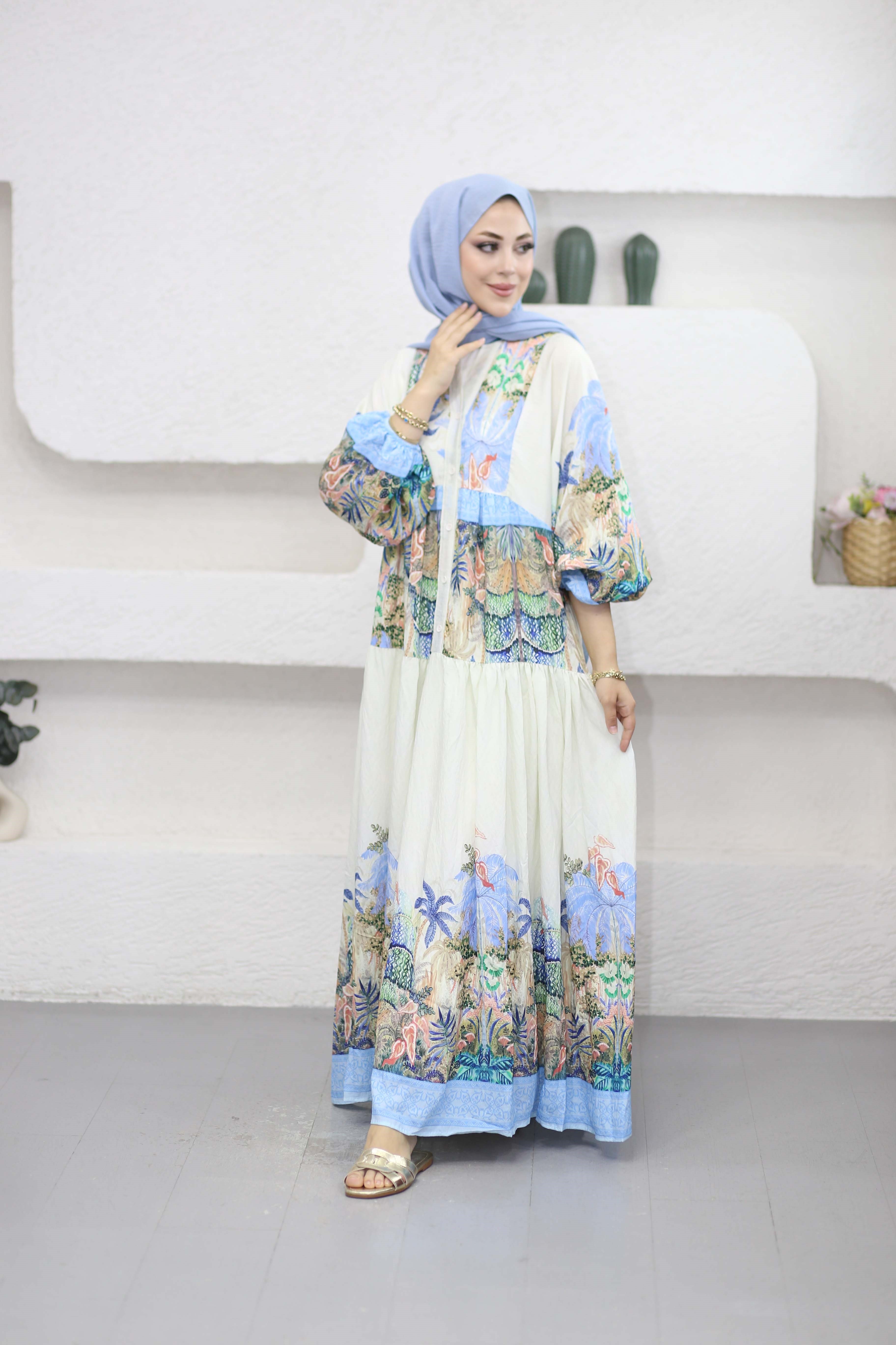 Bali Elbise Mavi 723