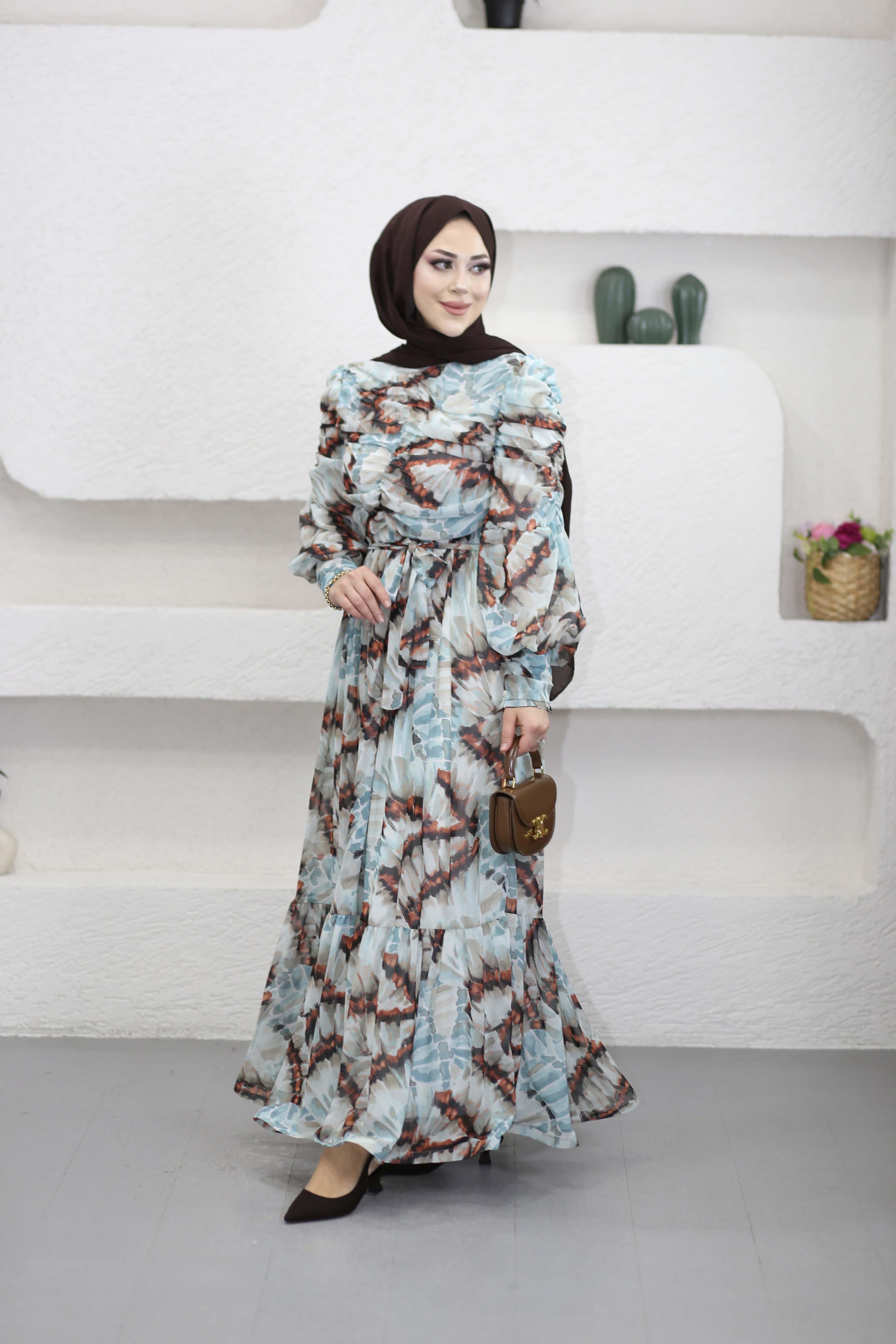 İris Elbise Mint 5720