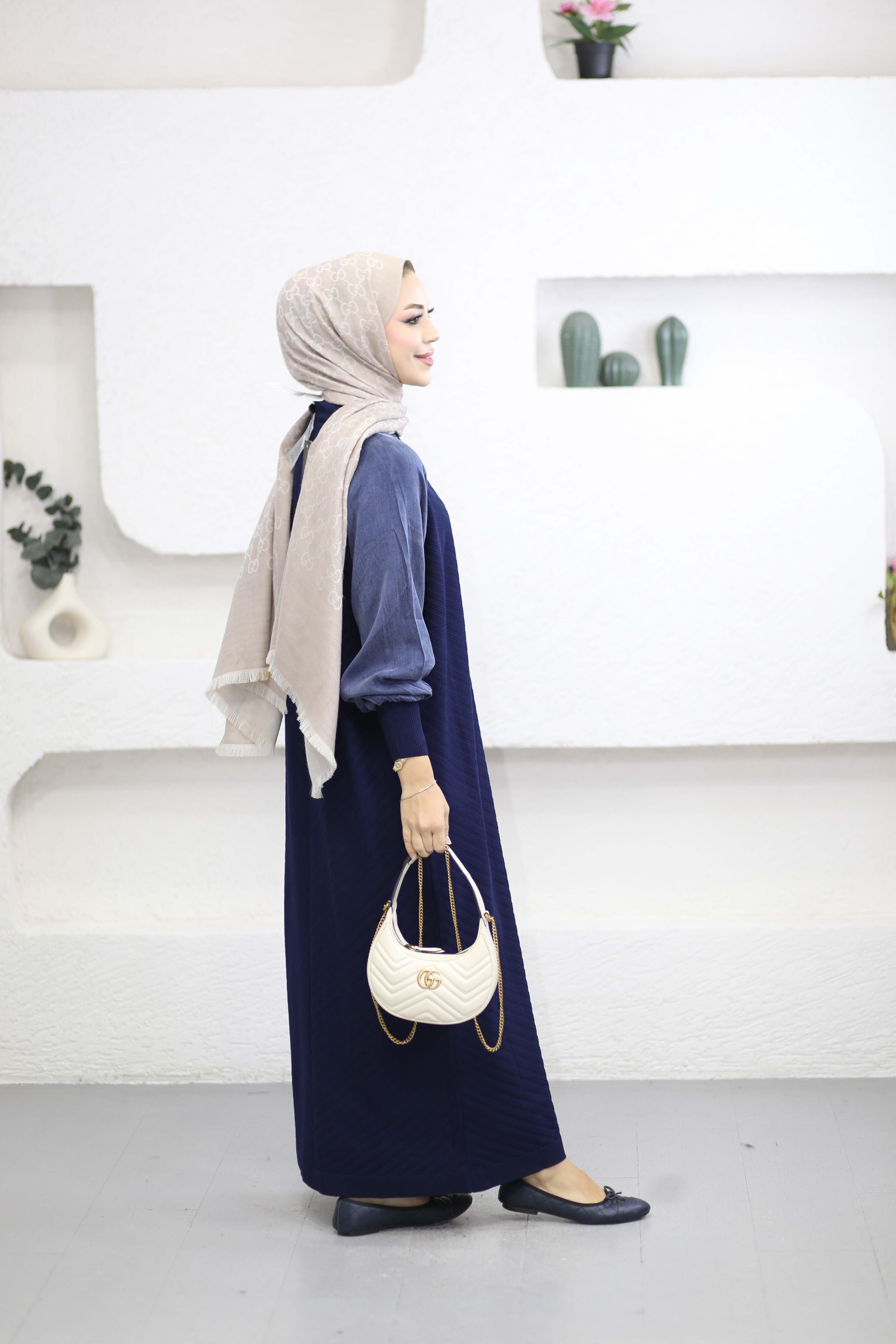 Cocosh Elbise Lacivert 282