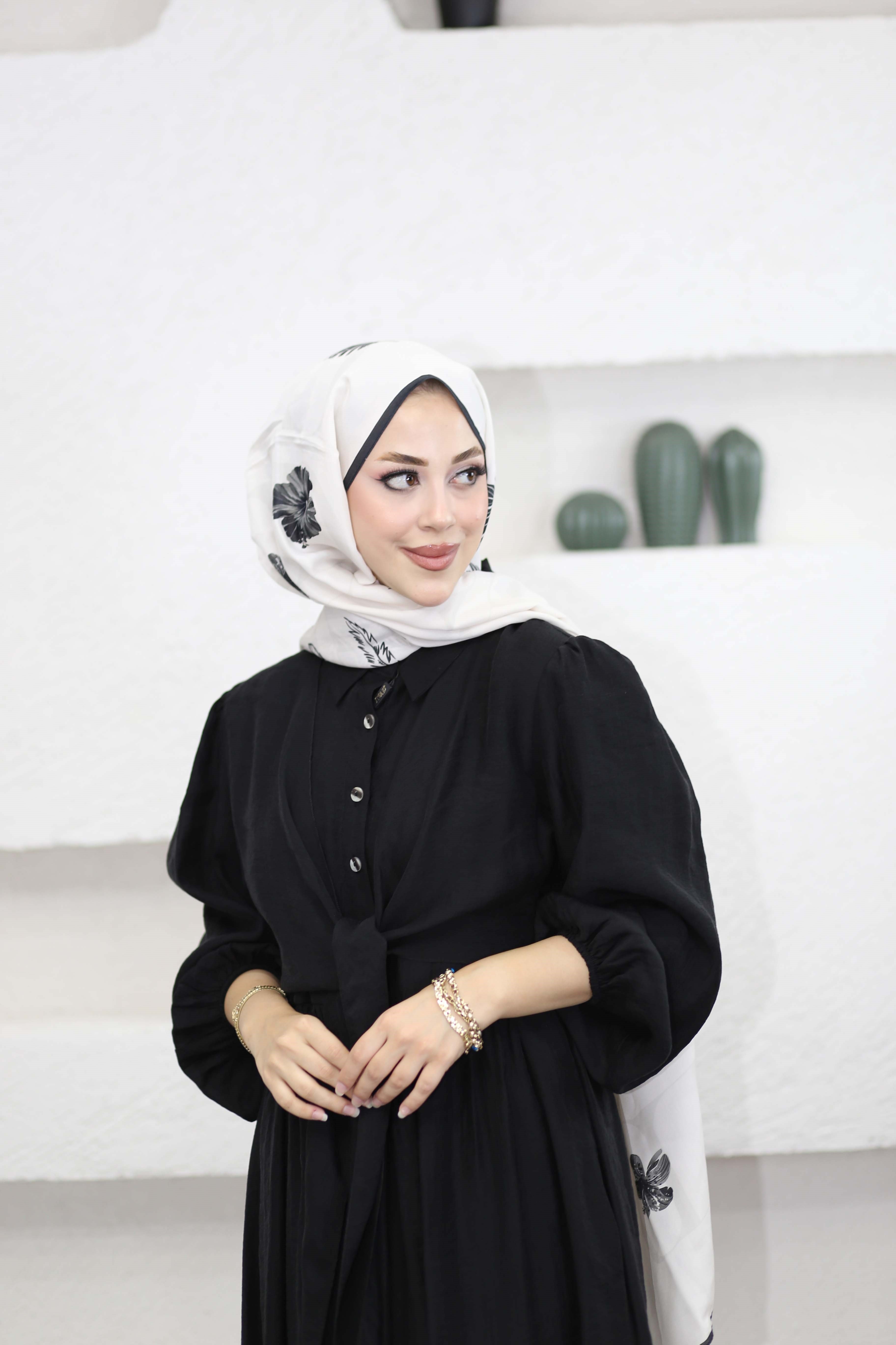 Lilyum Elbise Siyah 5533