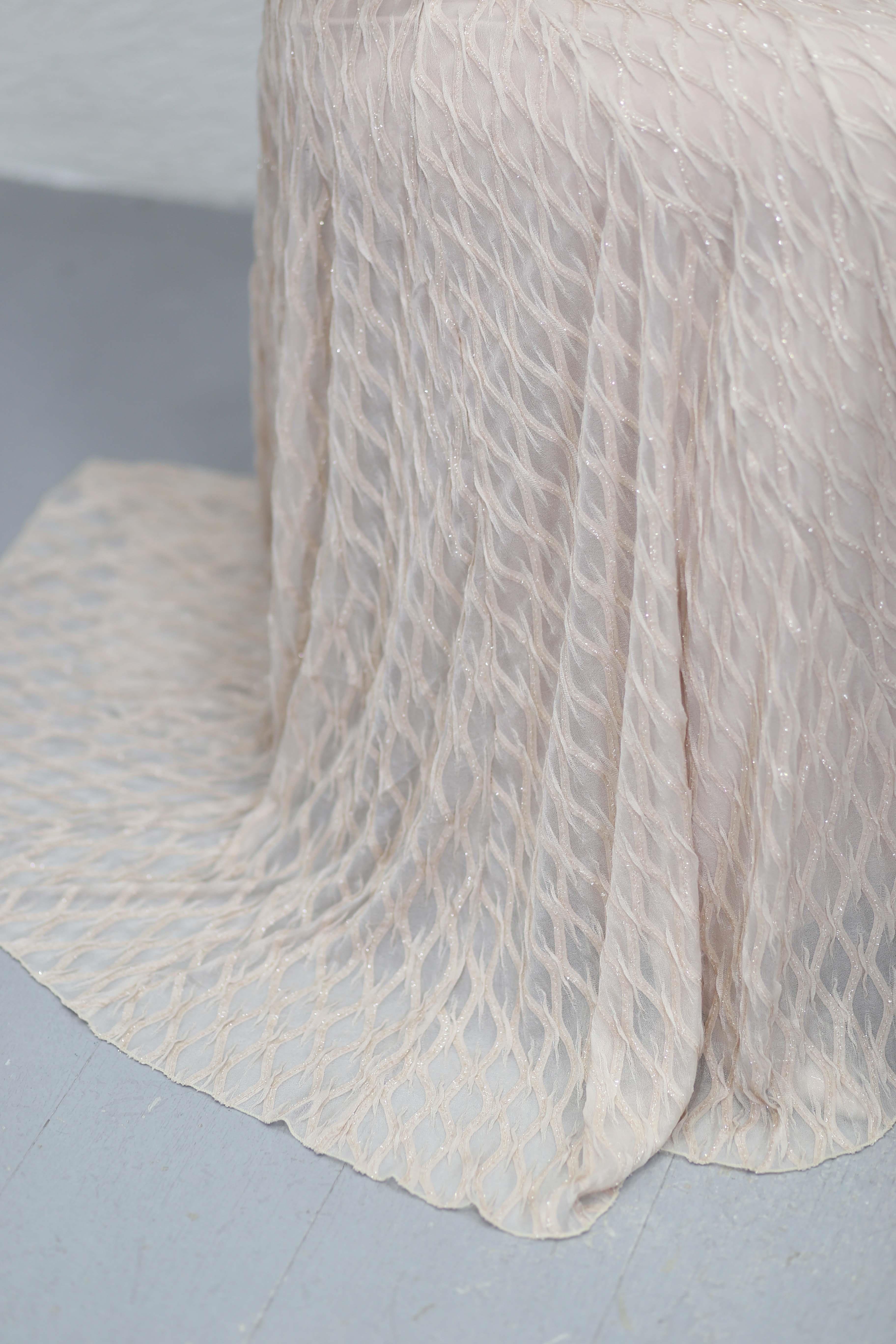 Yeşim Elbise Krem 6562