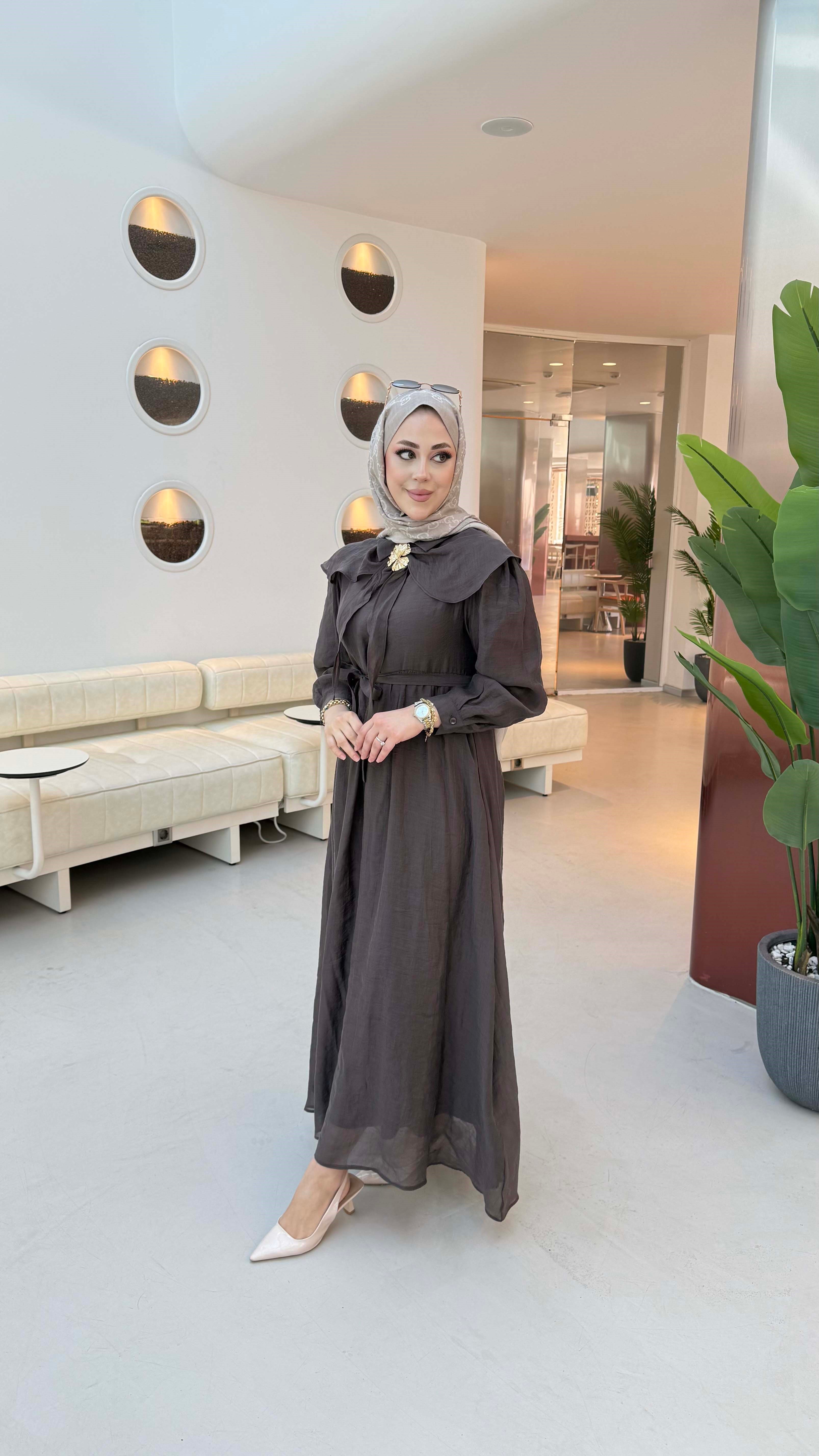 Mısır Elbise Kahverengi 1254