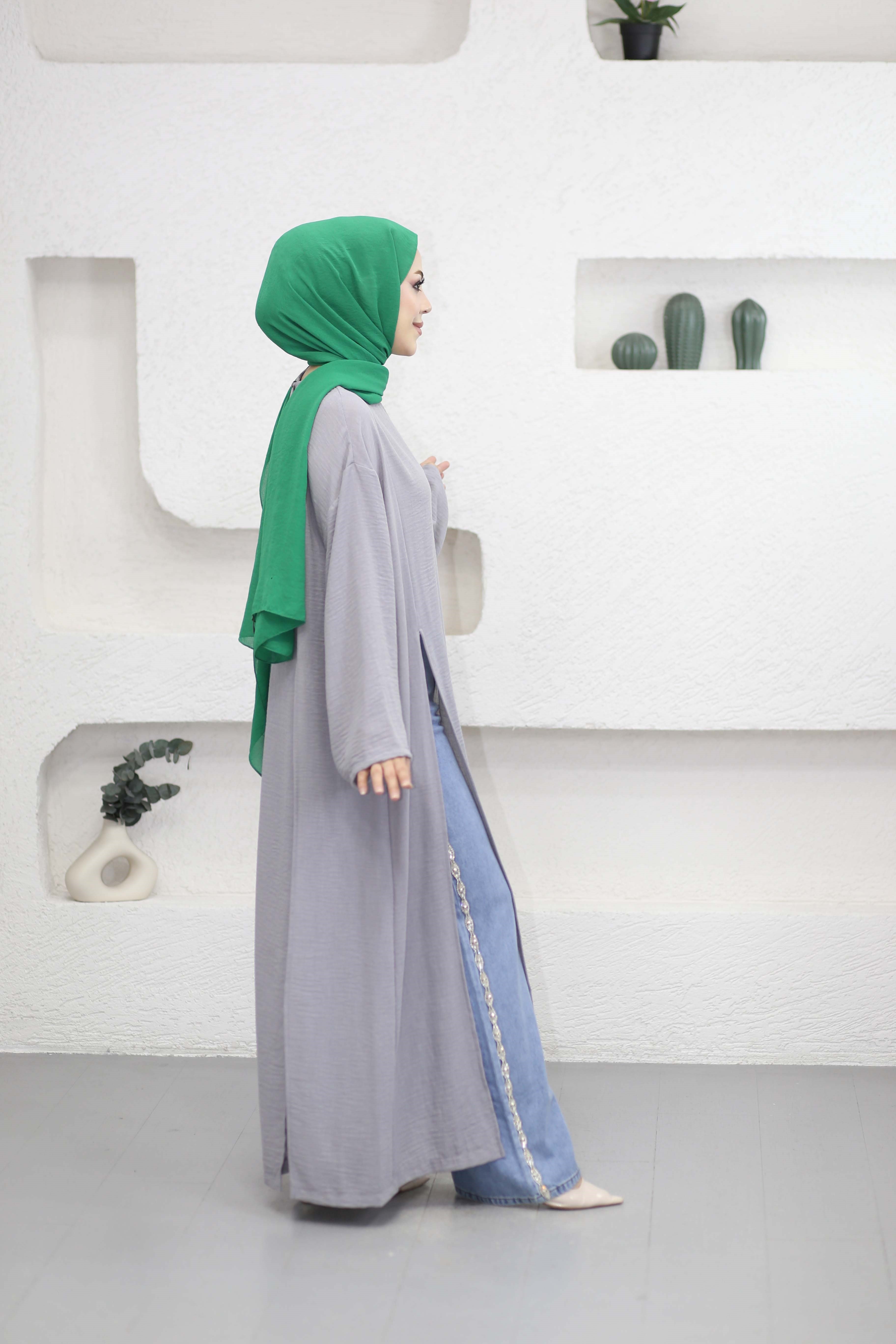 Berrin Tunik Gri 8494