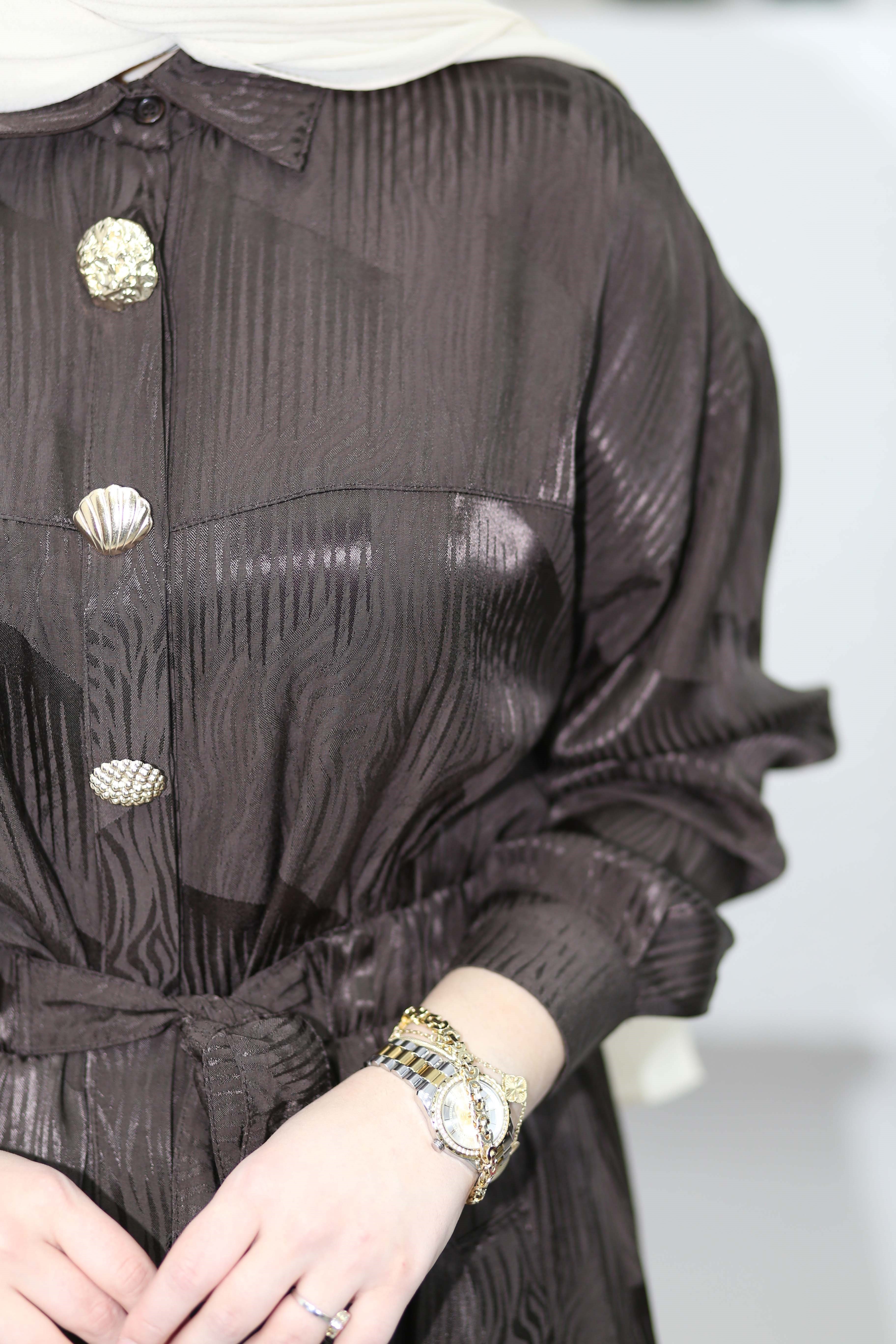 Feria Elbise Kahverengi 1528