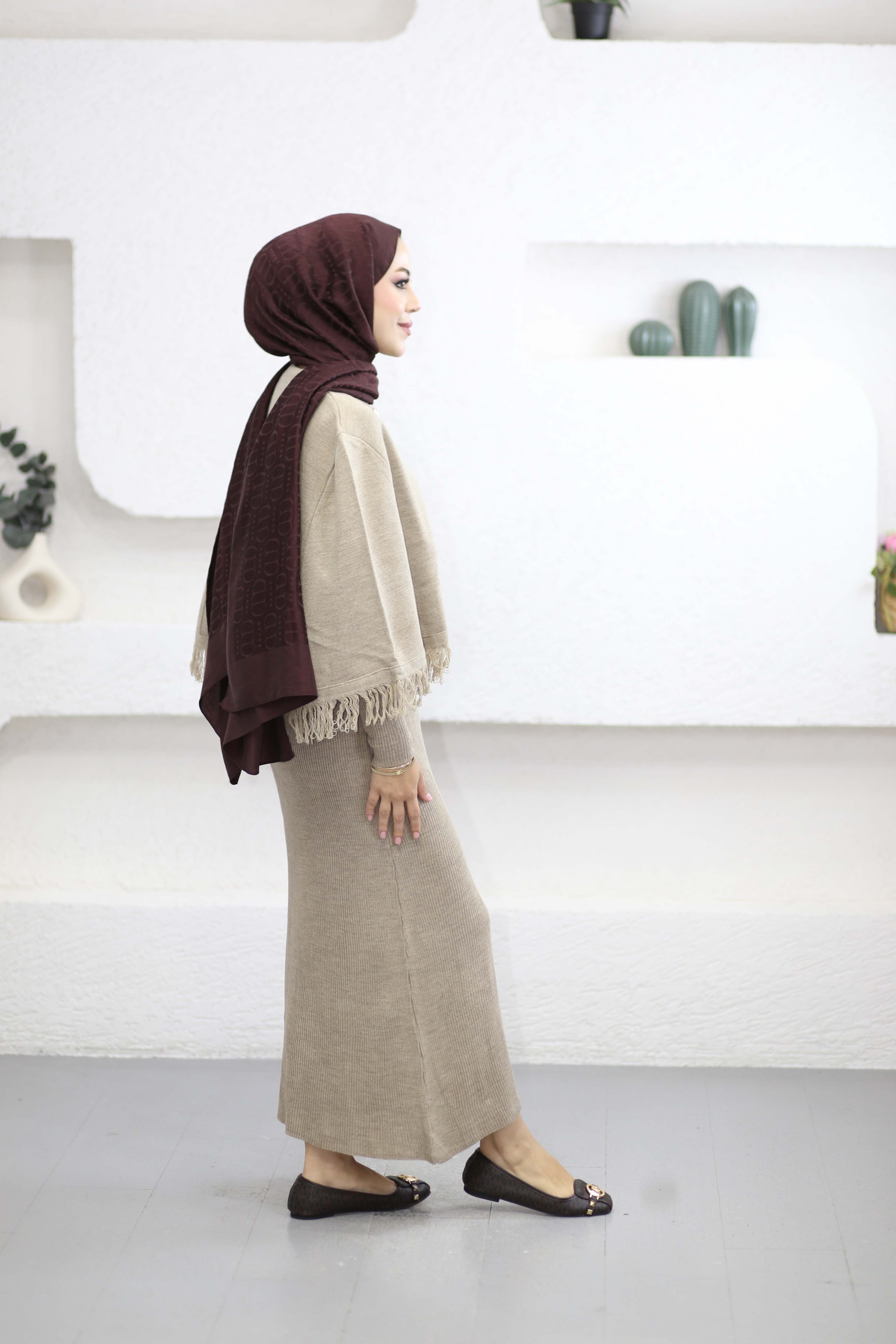 Saldo Ceketli Elbise Bej 25880