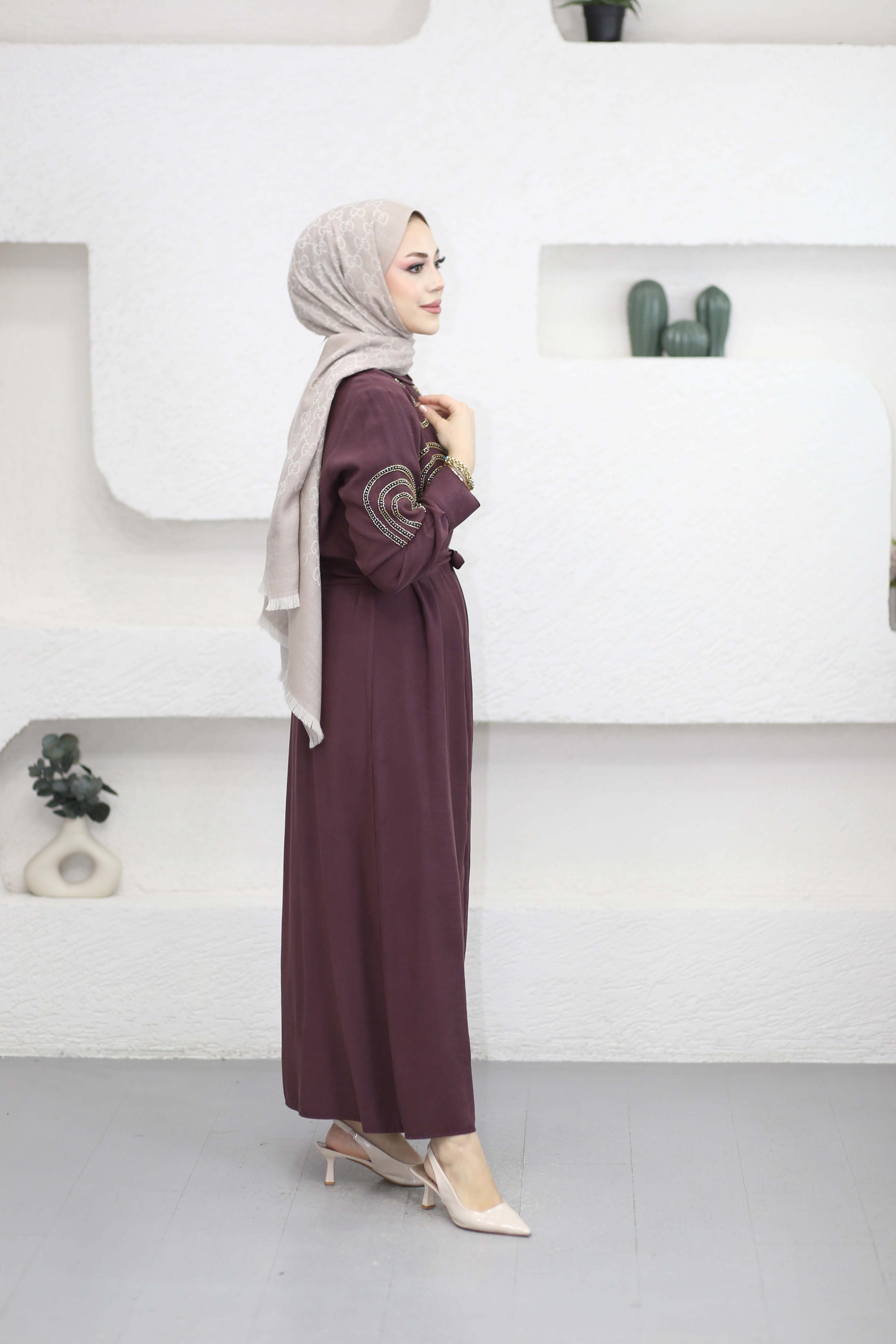 Asya Elbise Mürdüm 1502