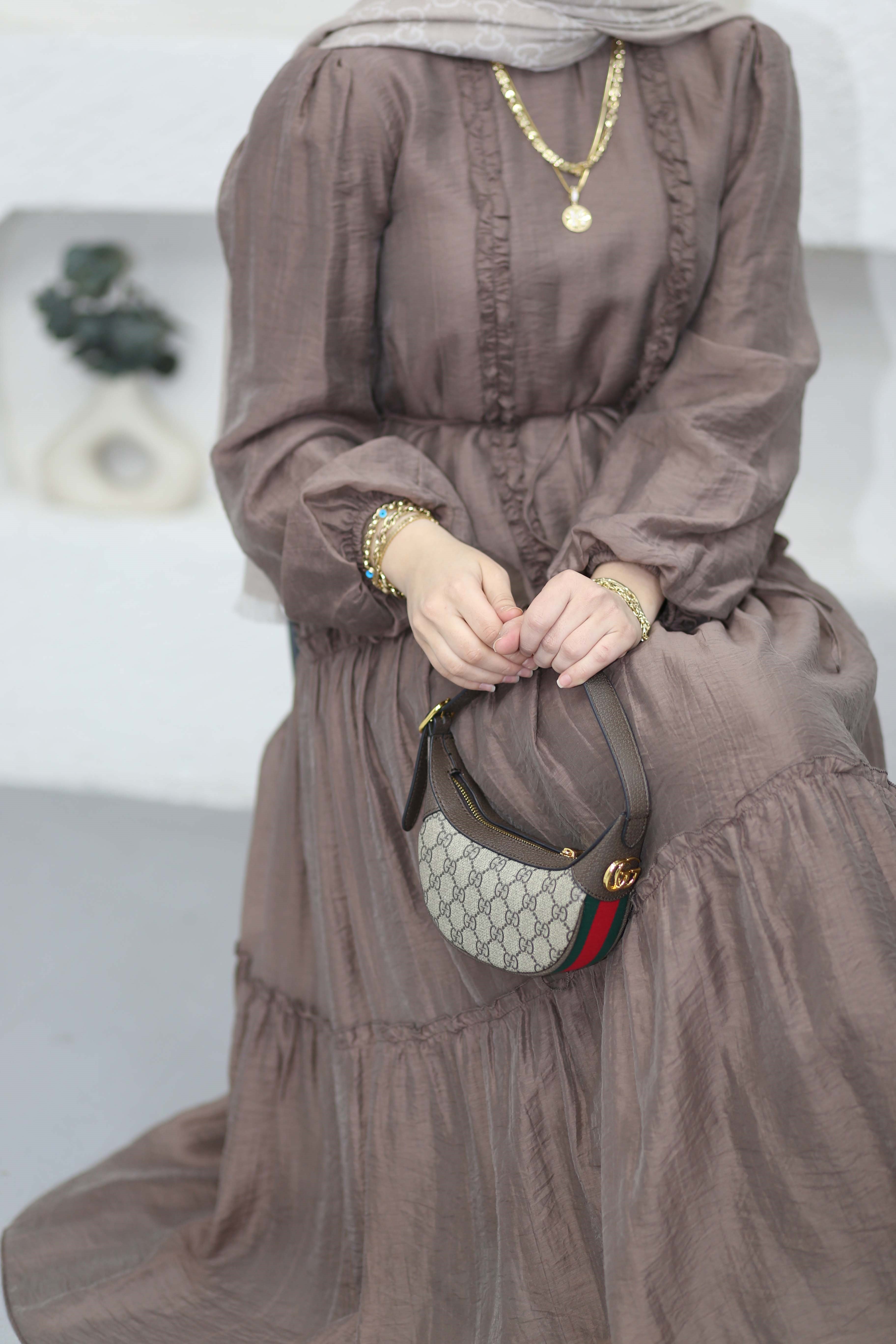 Miss Elbise Kahverengi 1648