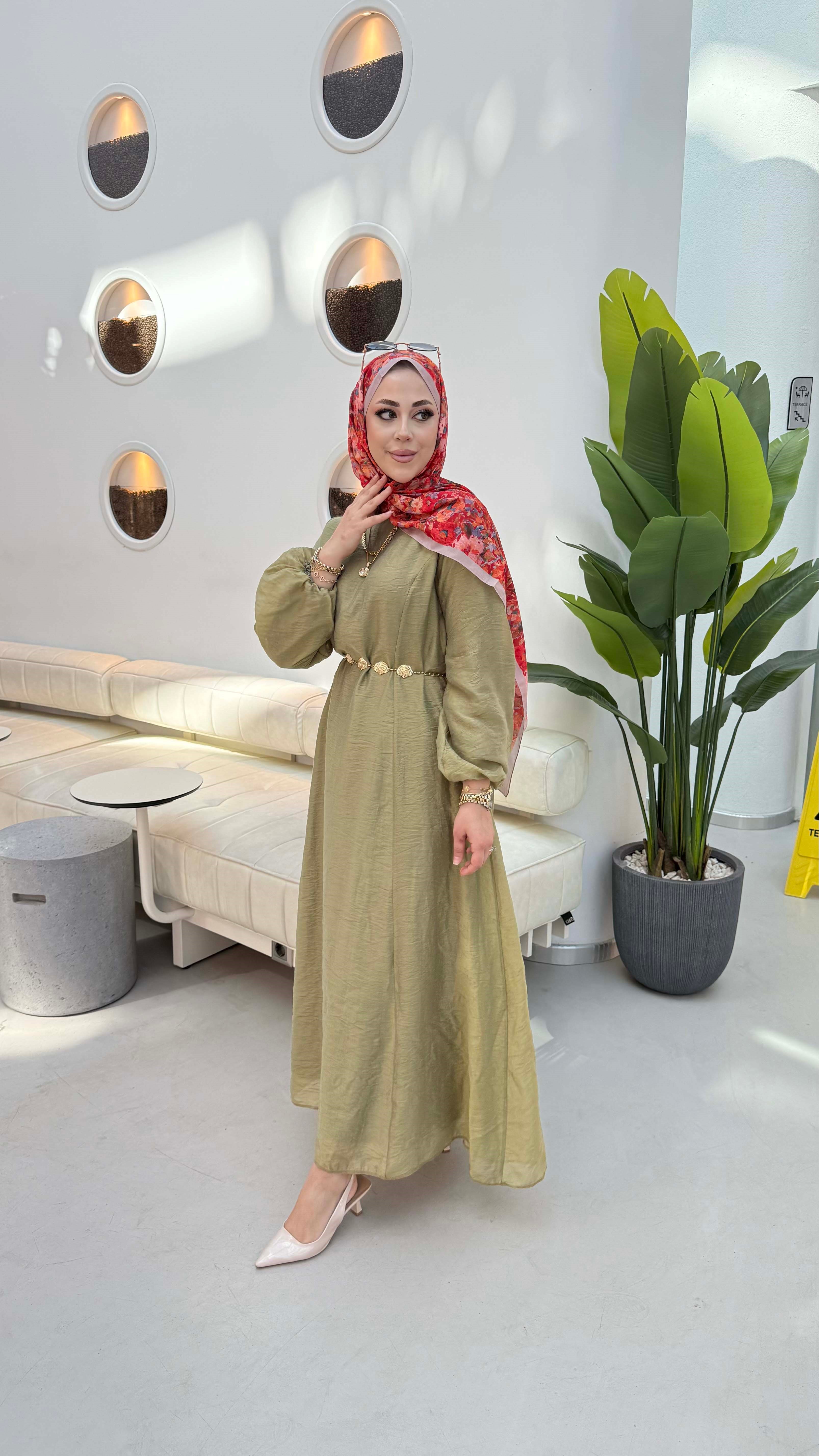 Esso Elbise Yeşil 25138