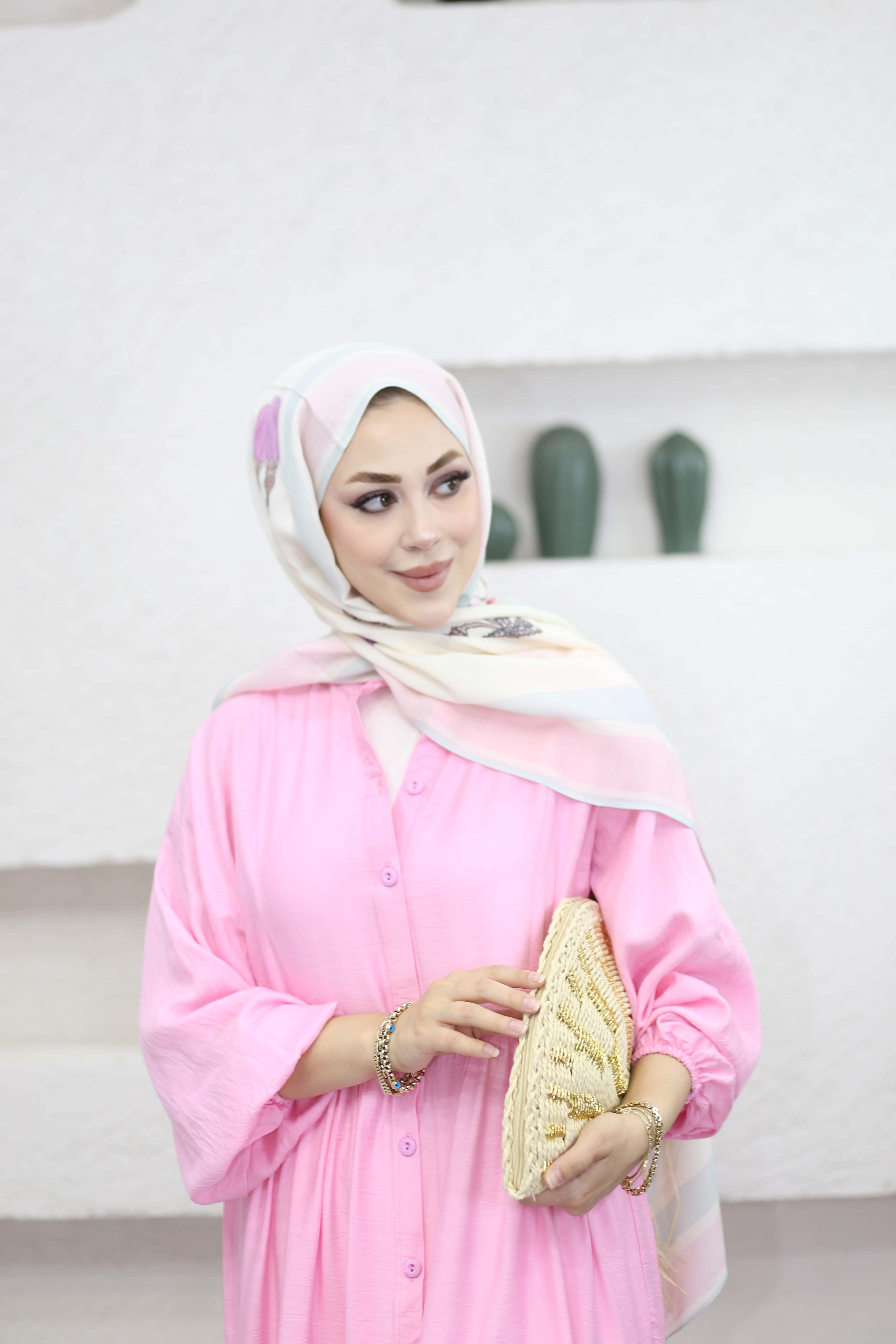 Pınar Elbise Pembe 2512