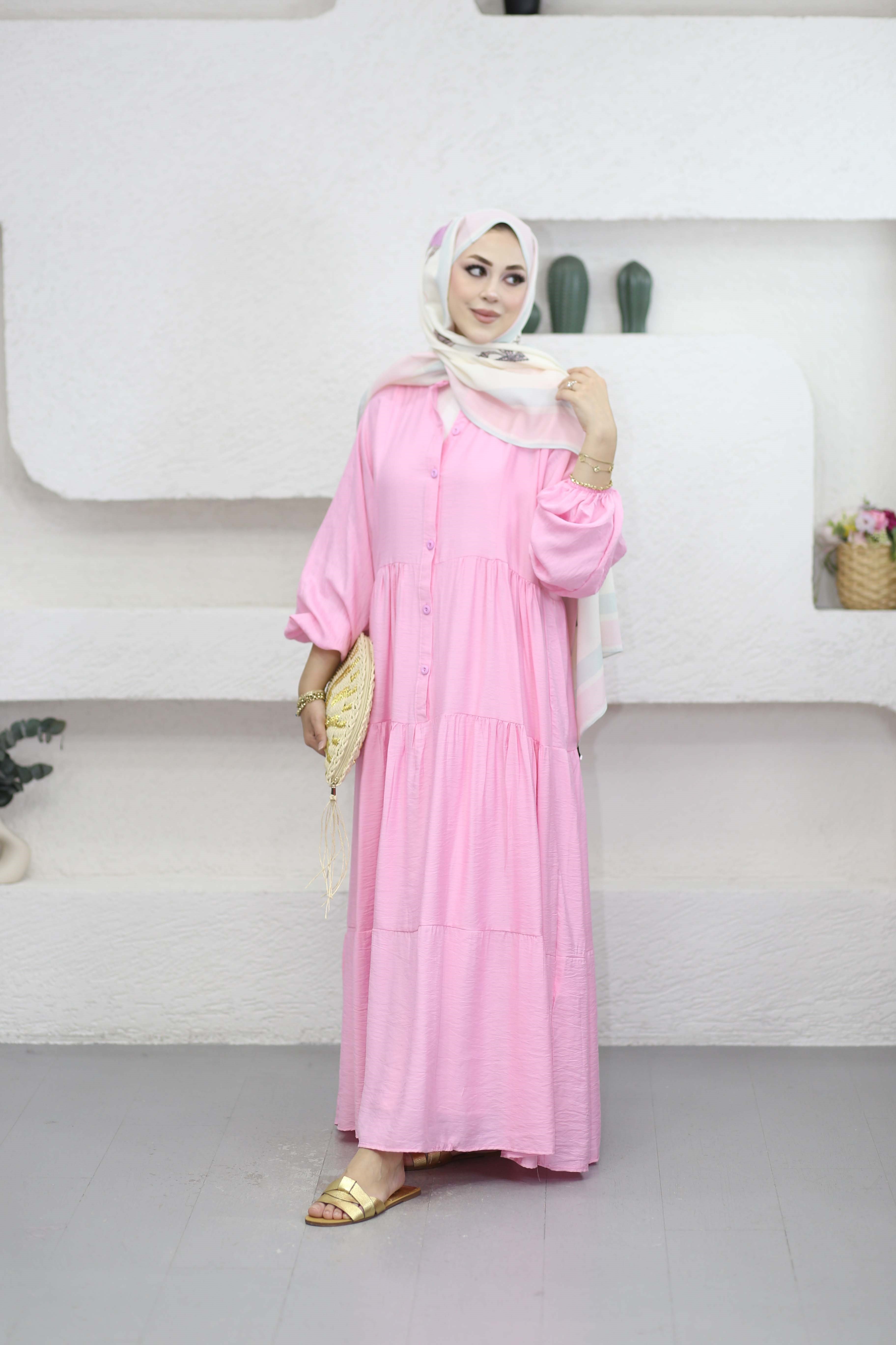 Pınar Elbise Pembe 2512