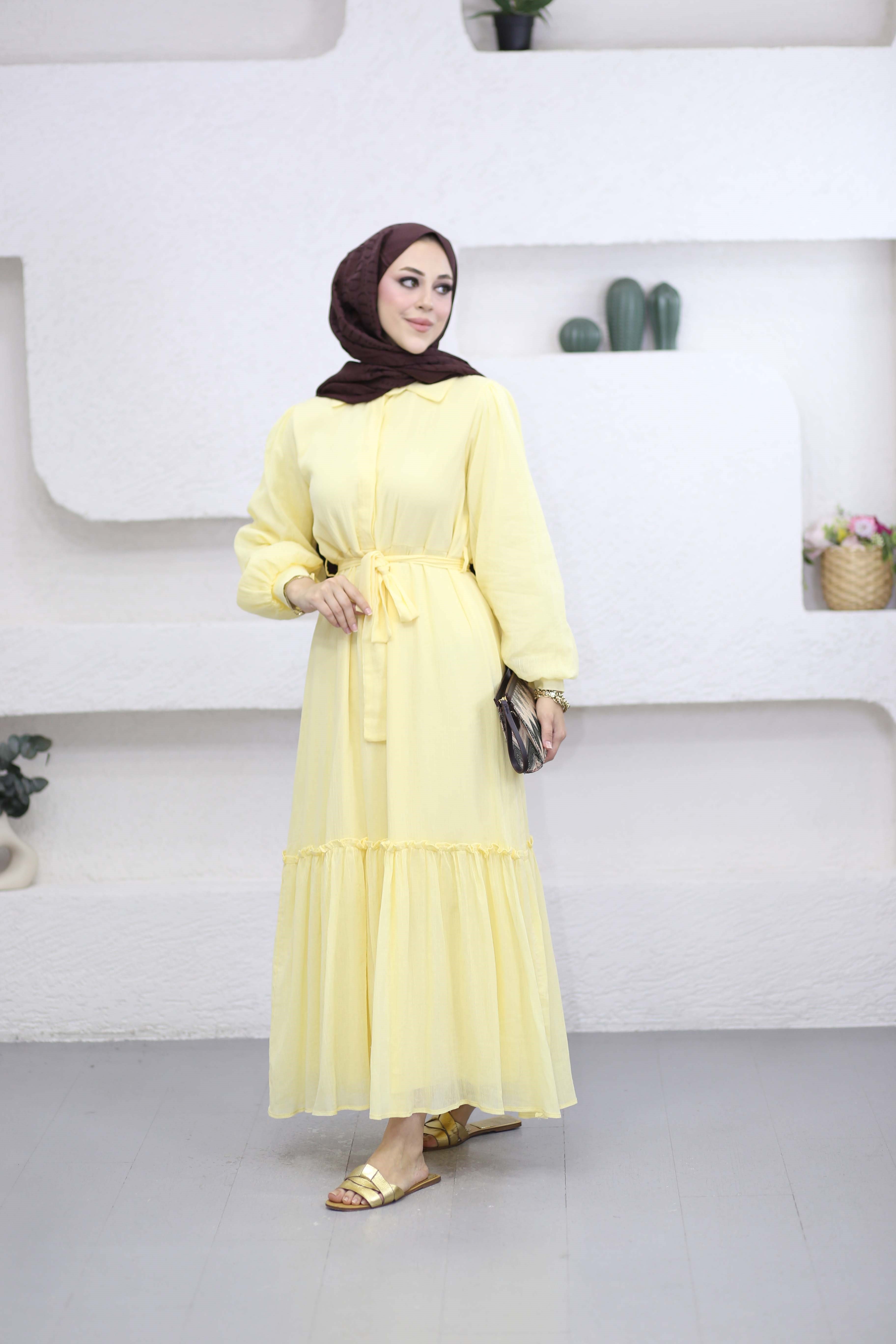 Ellen Elbise Sarı 2506