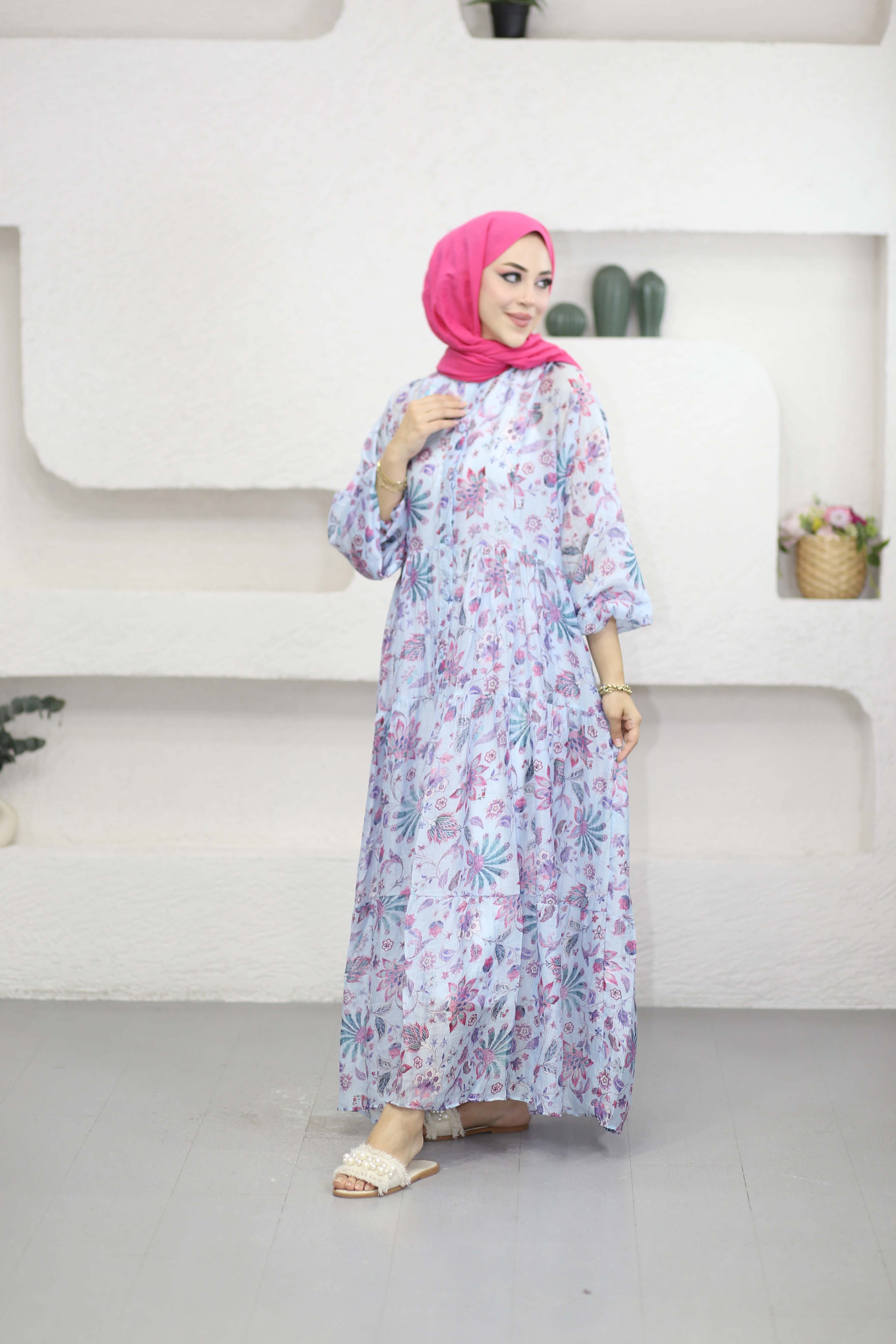 Asos Elbise Bebe Mavi 5226