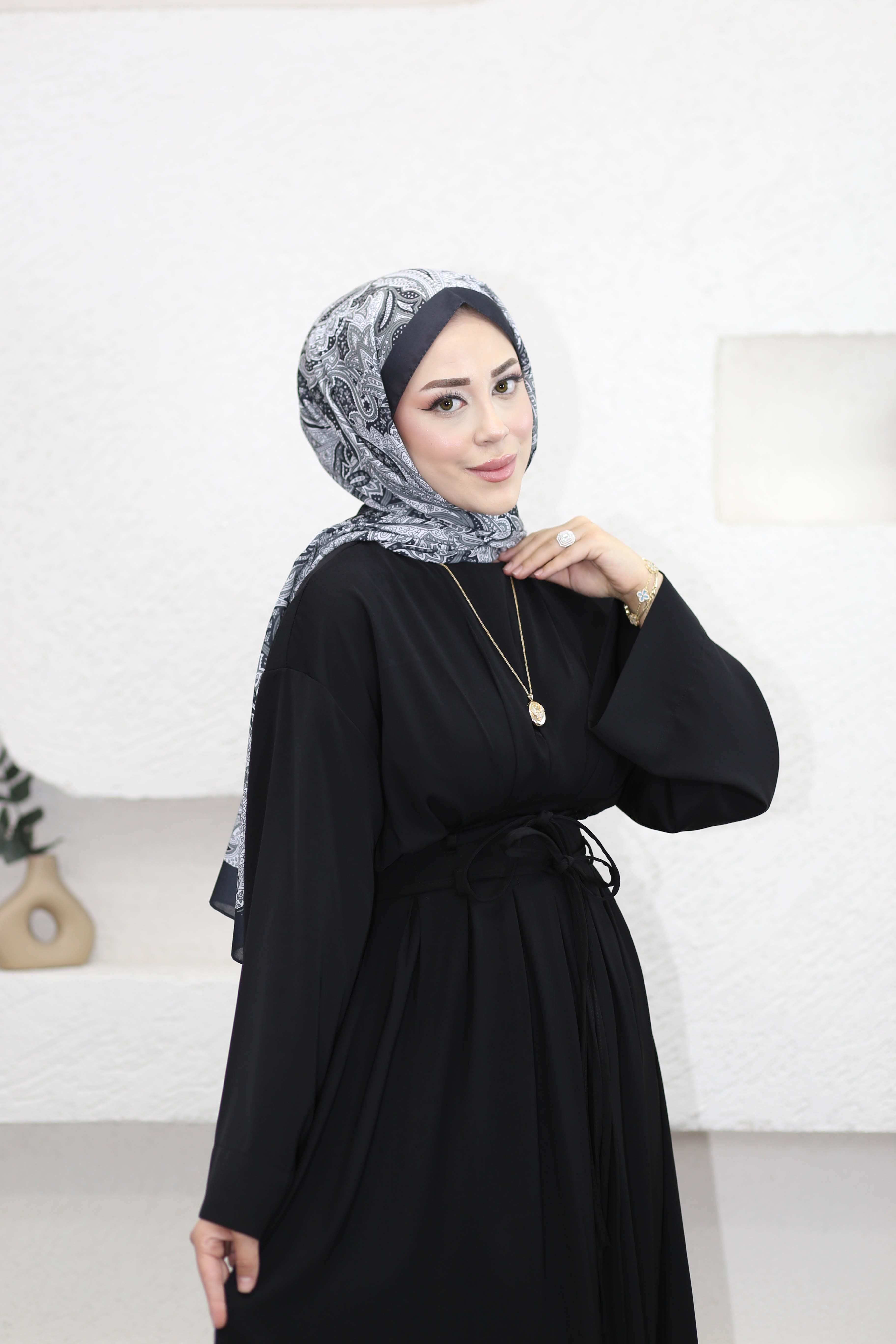 İriz Elbise Siyah 5003