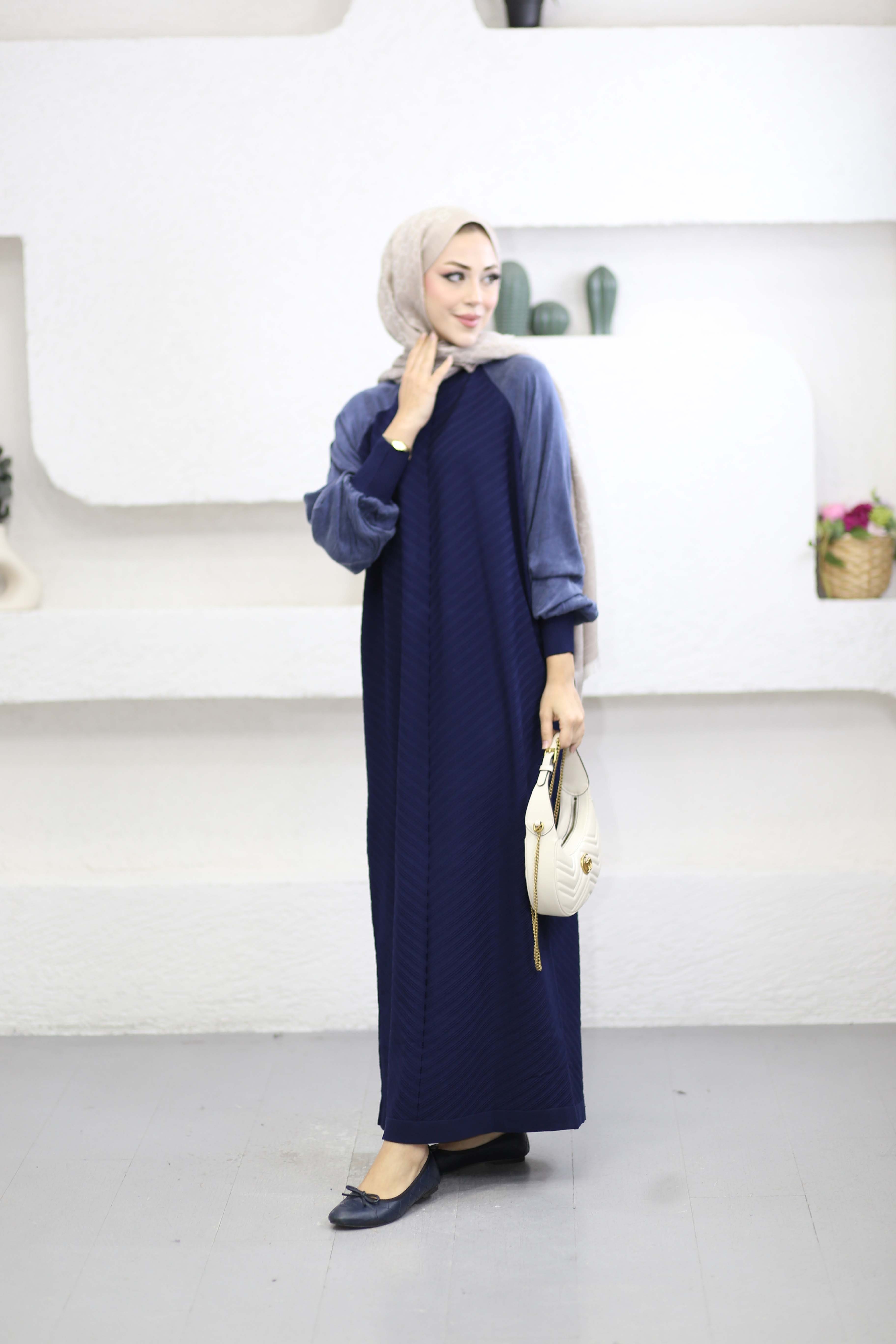 Cocosh Elbise Lacivert 282