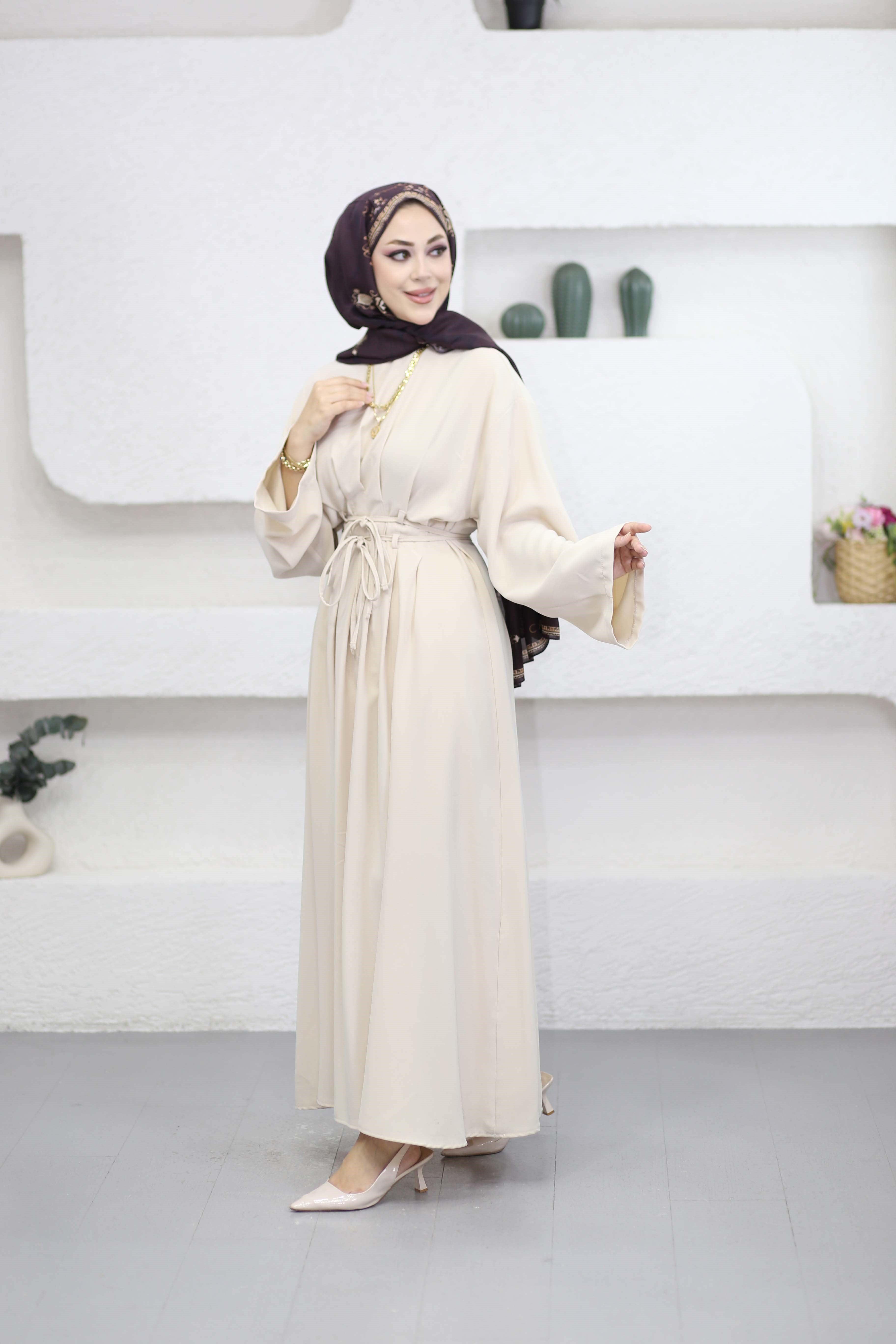 Yurda Elbise Bej 264967