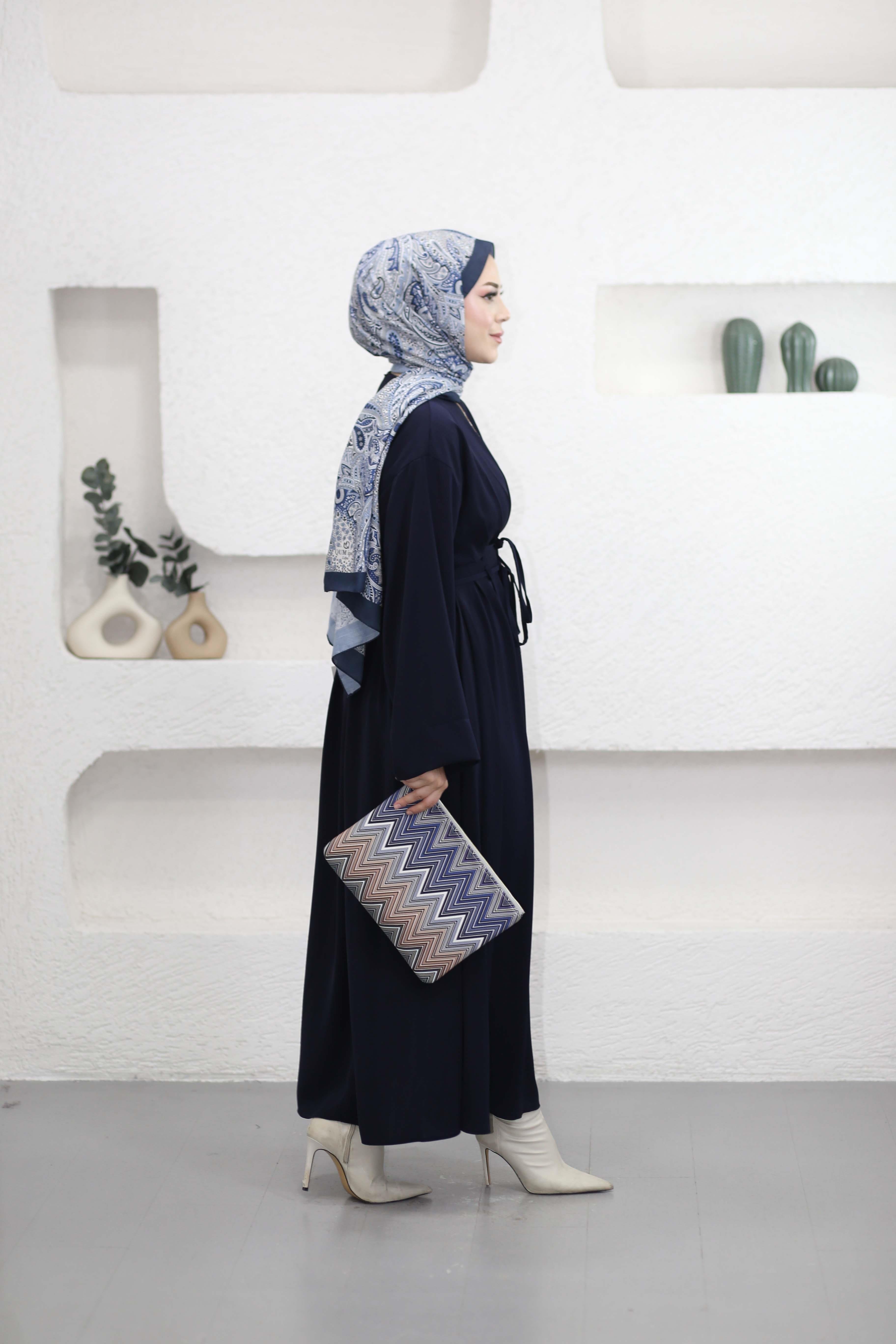 İriz Elbise Lacivert 5003