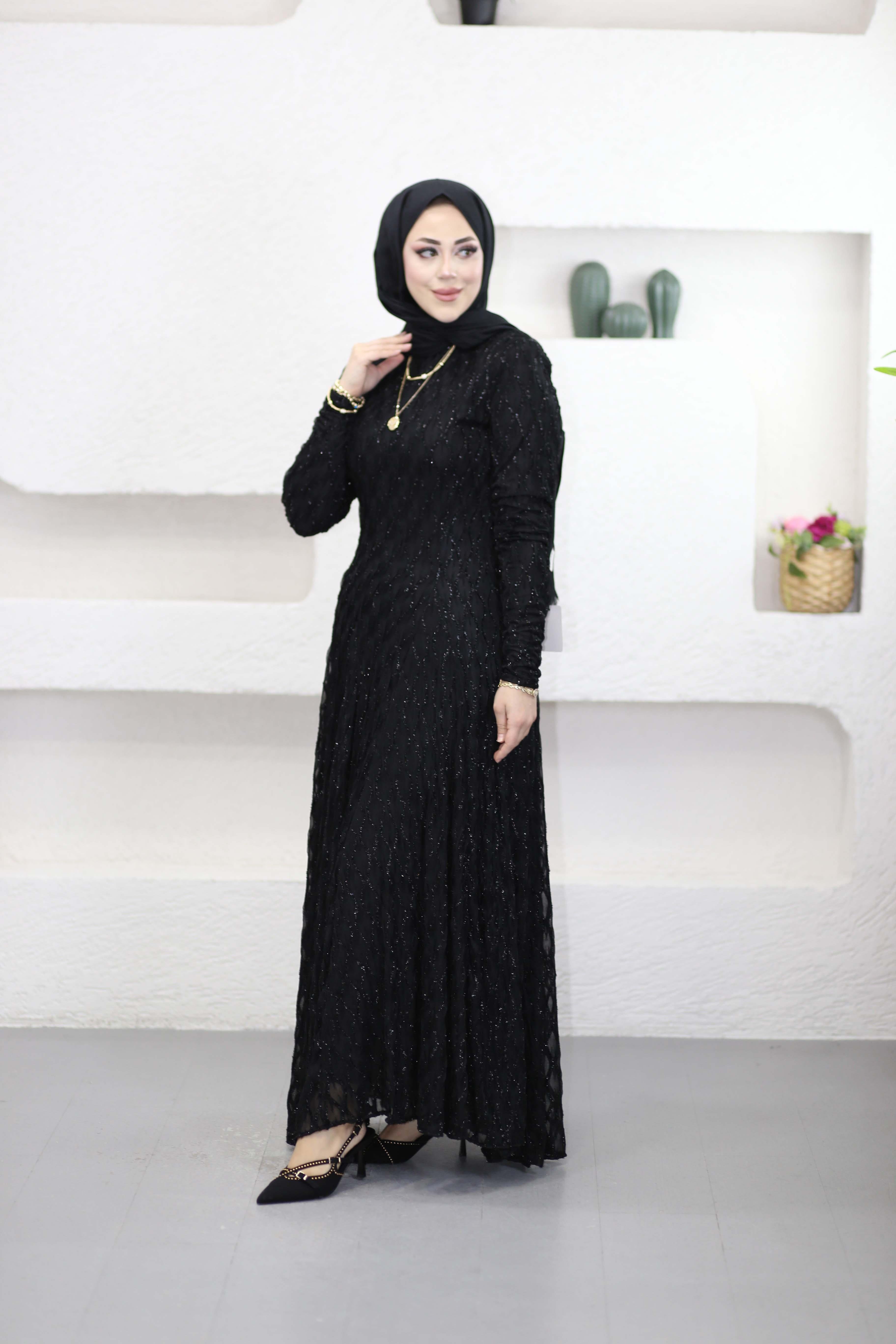 Yeşim Elbise Siyah 6562