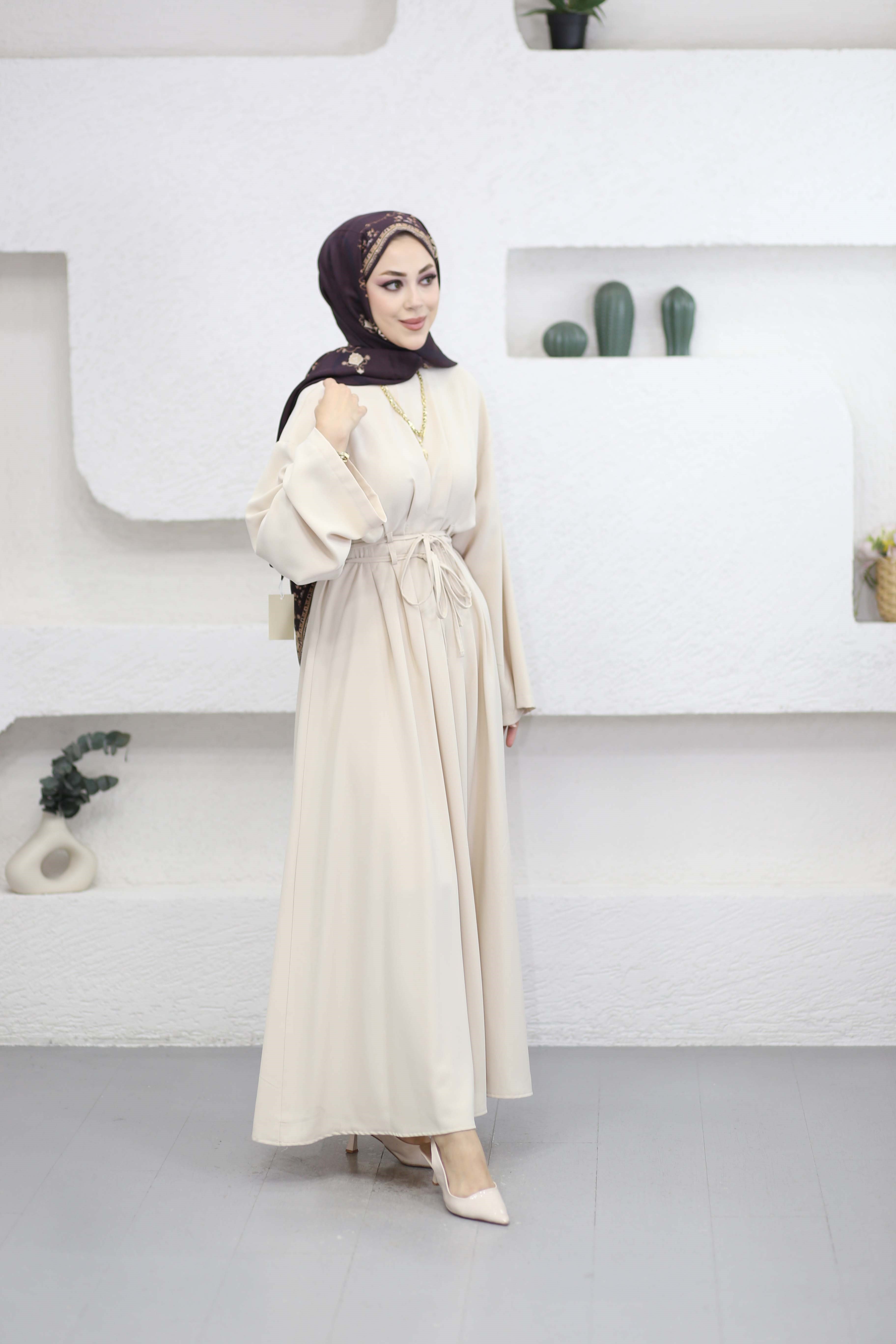 Yurda Elbise Bej 264967