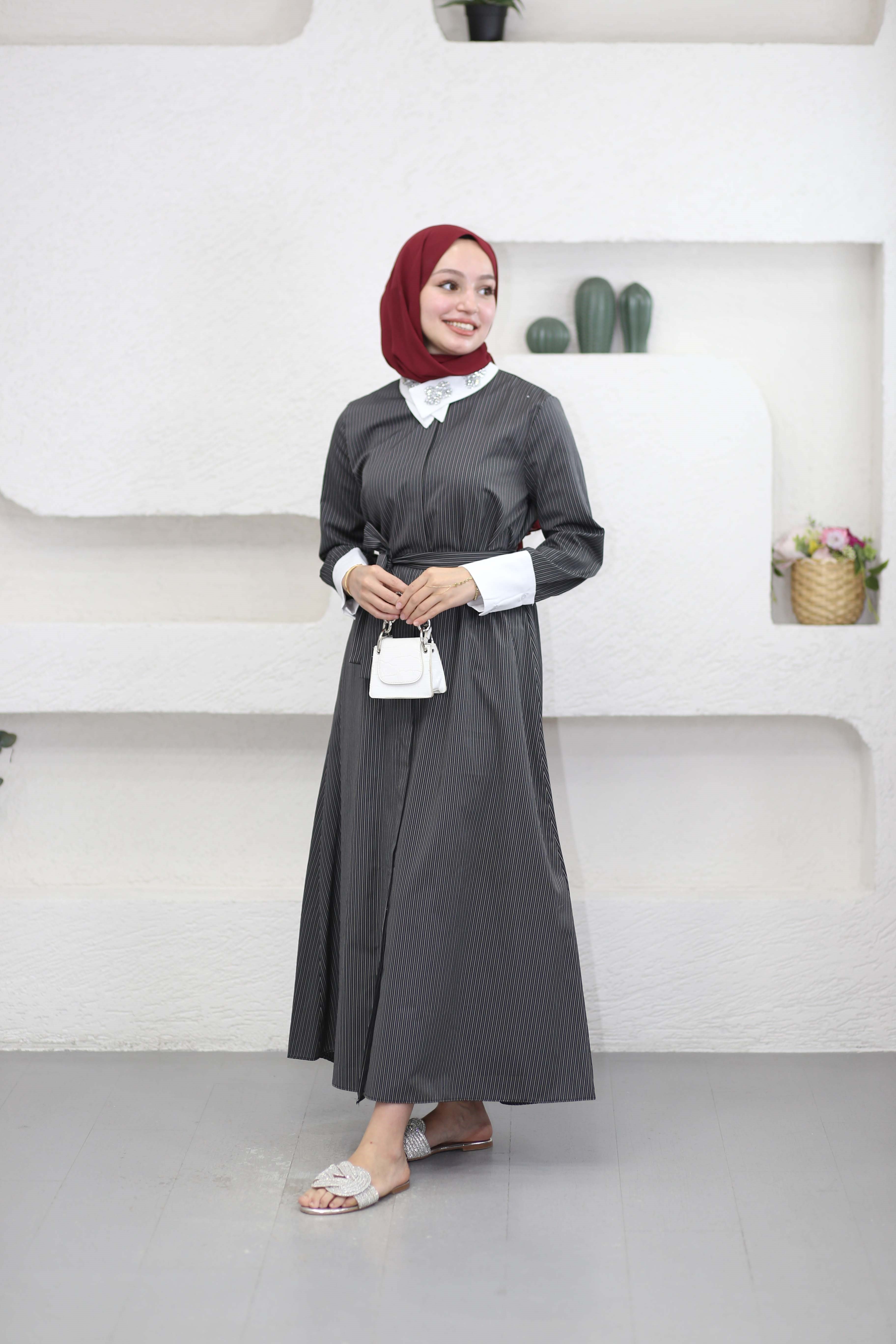 Laide Elbise Siyah 2760