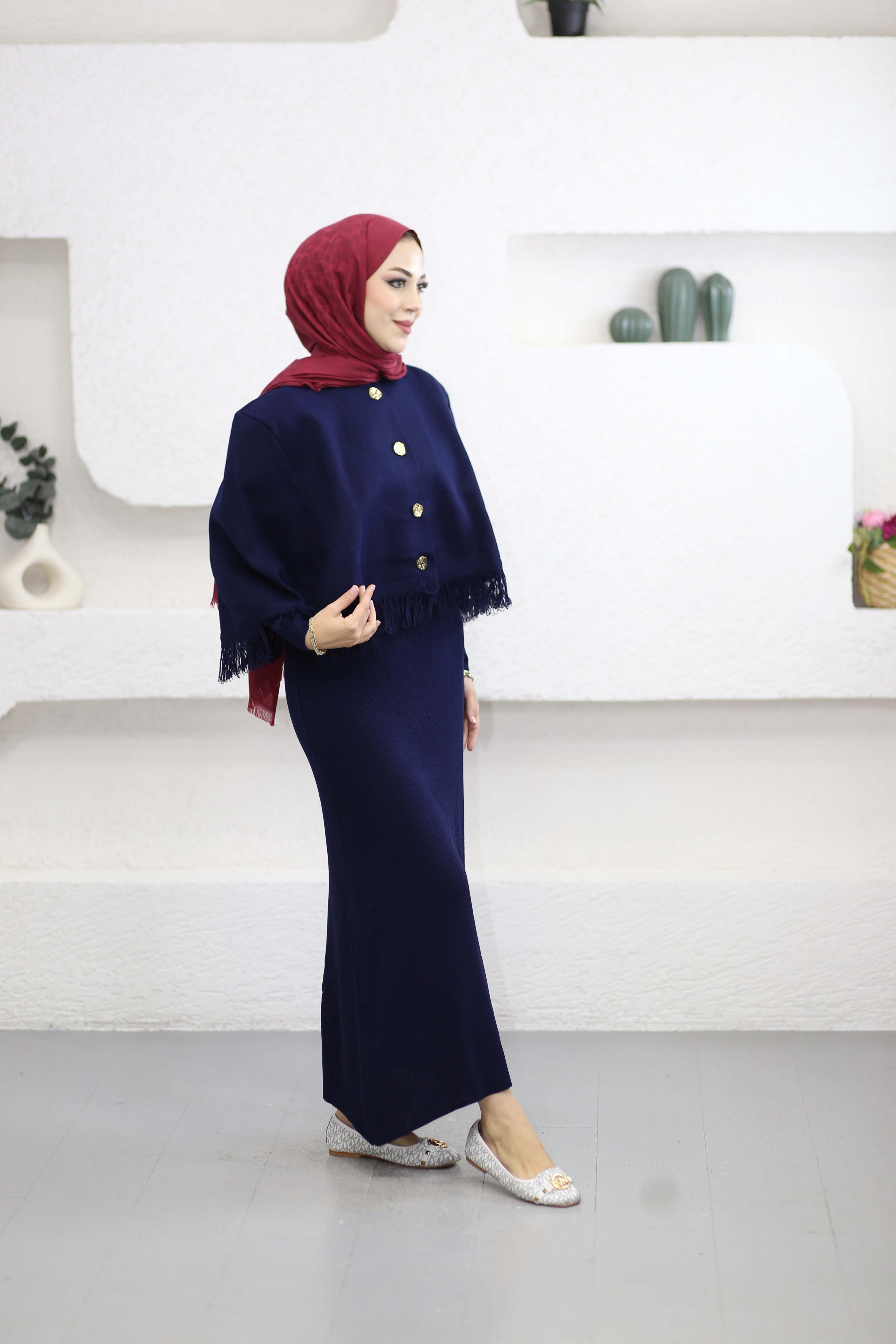 Saldo Ceketli Elbise Lacivert 25880