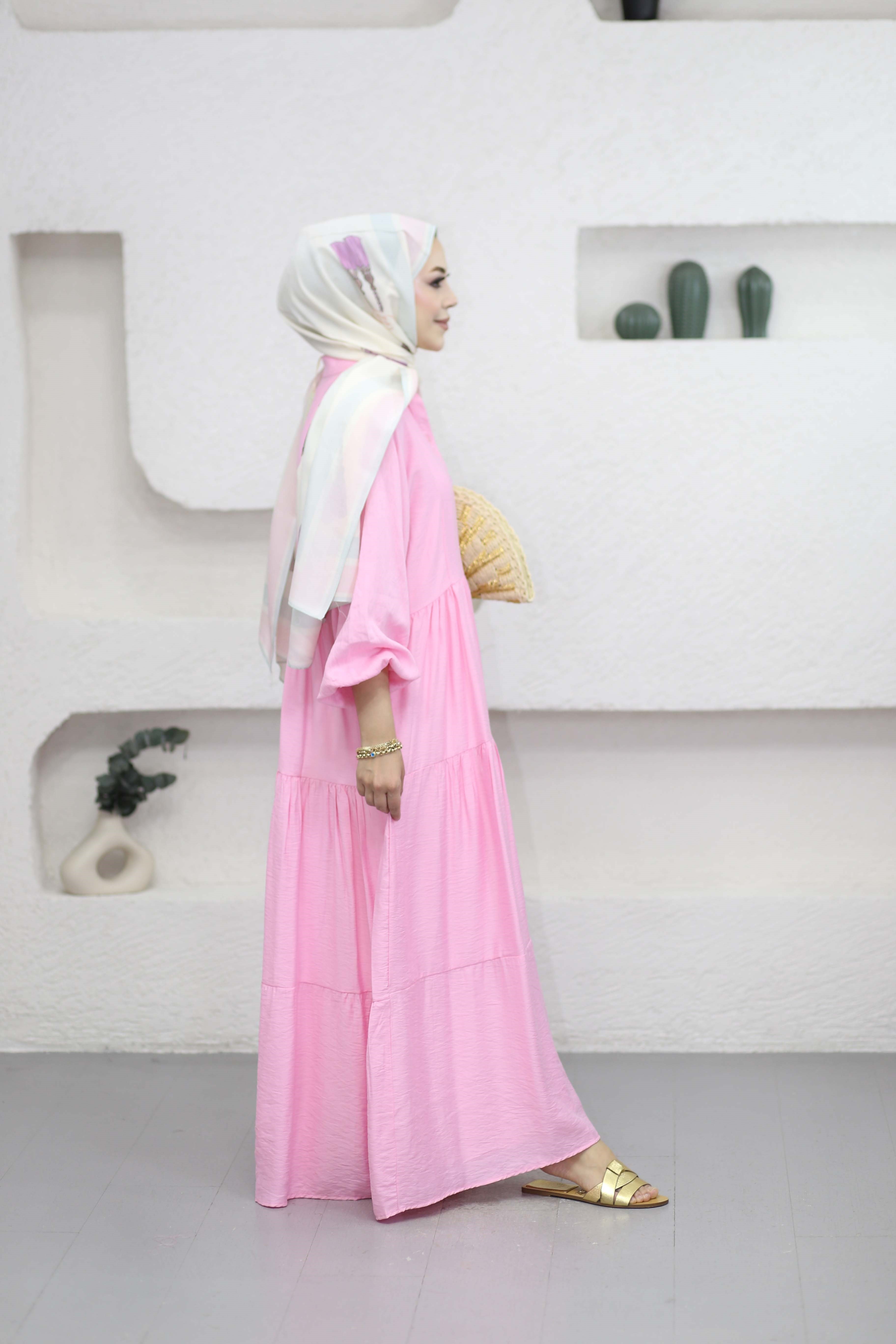 Pınar Elbise Pembe 2512