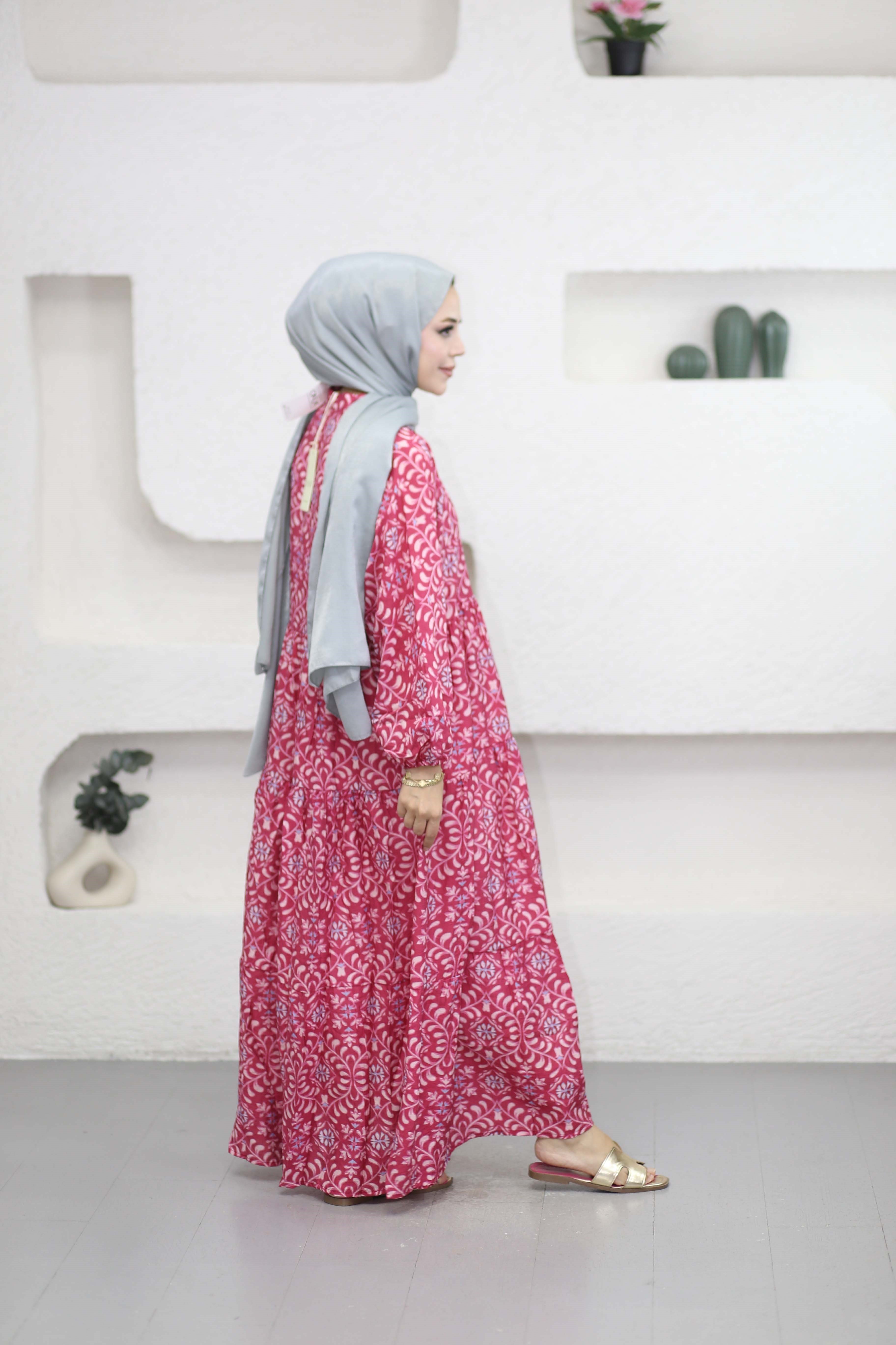 Mercan Elbise Fuşya 5014