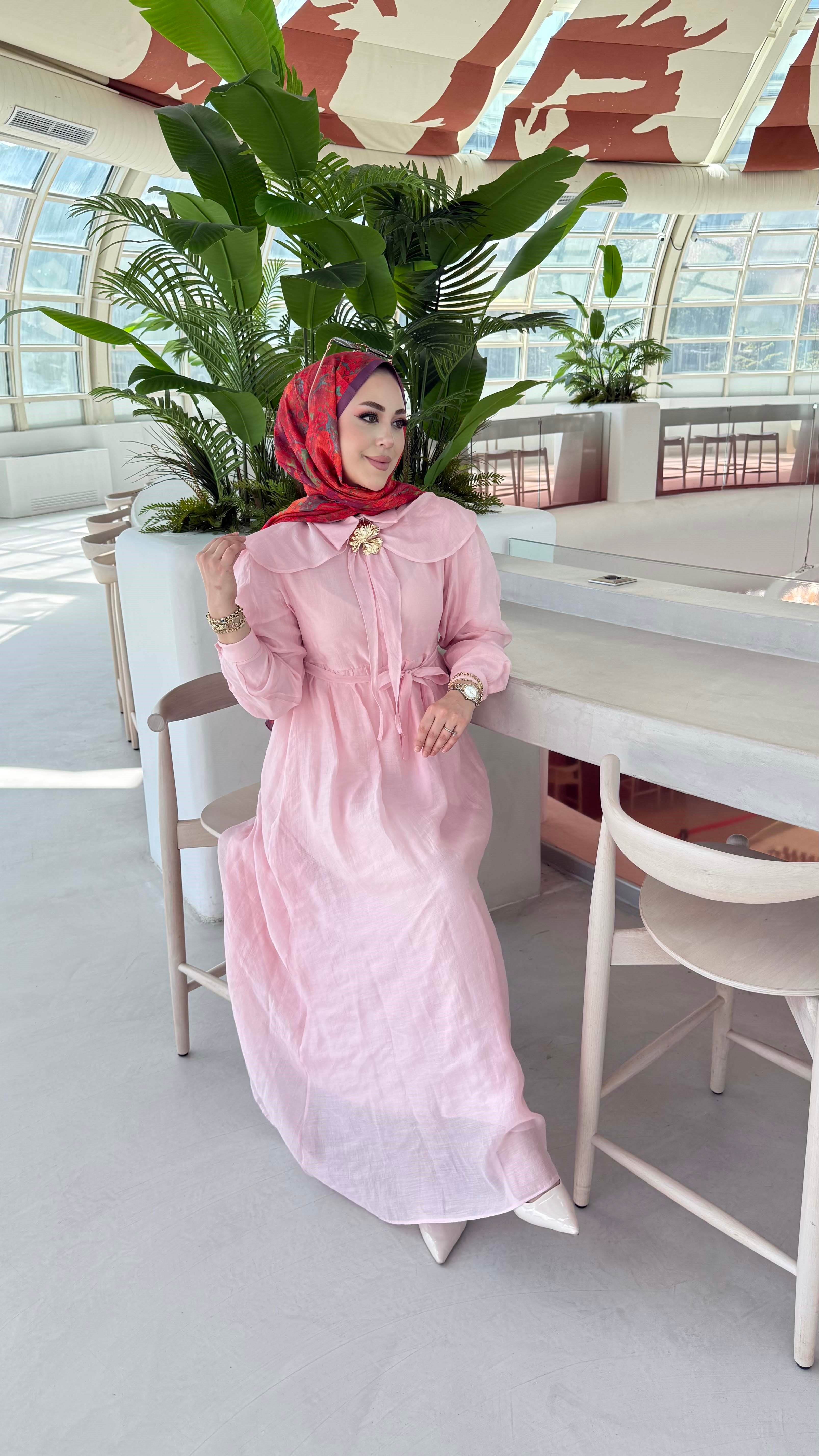 Mısır Elbise Pembe 1254