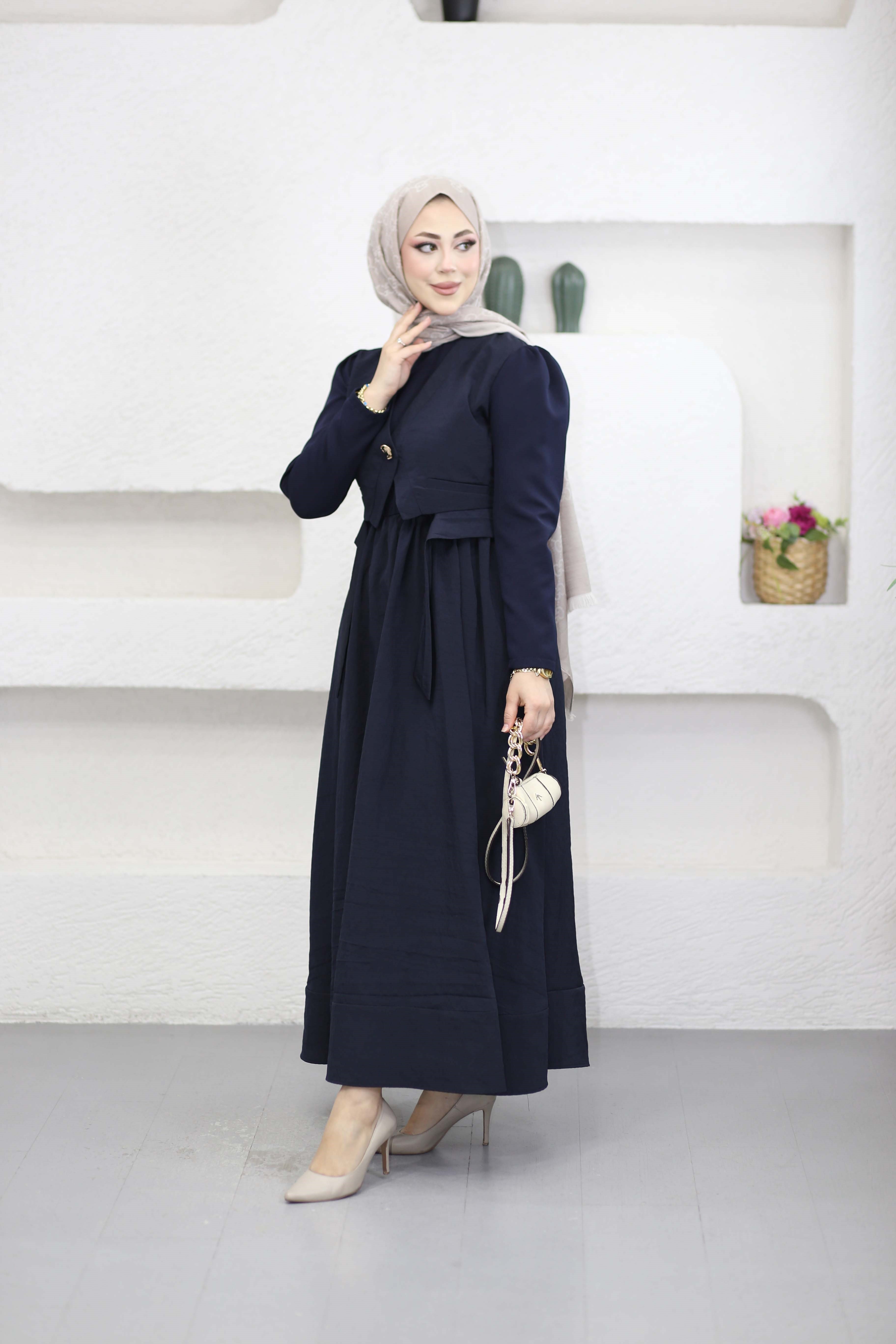 Peker Elbise Lacivert 264953
