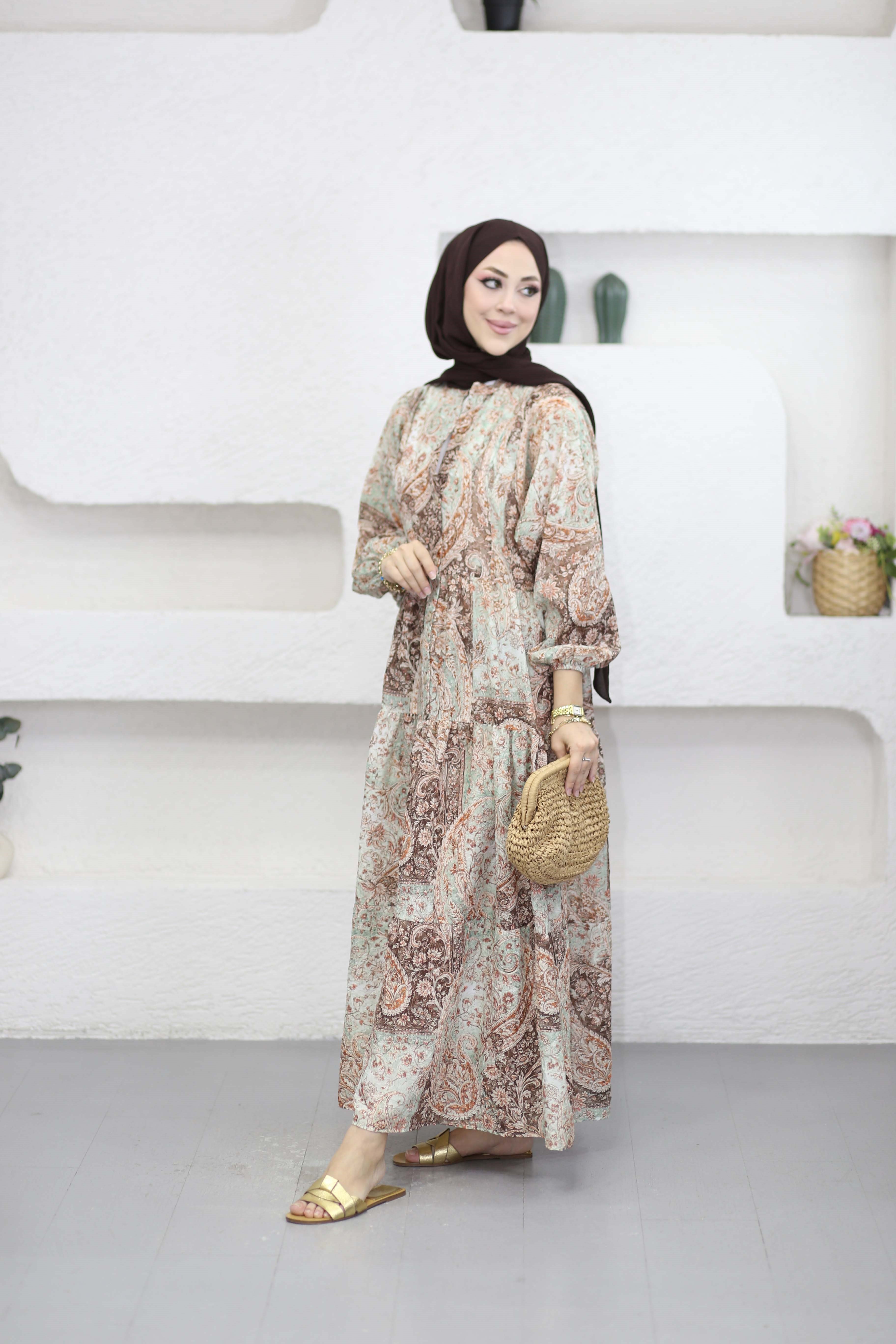 Babil Elbise Mint 5014