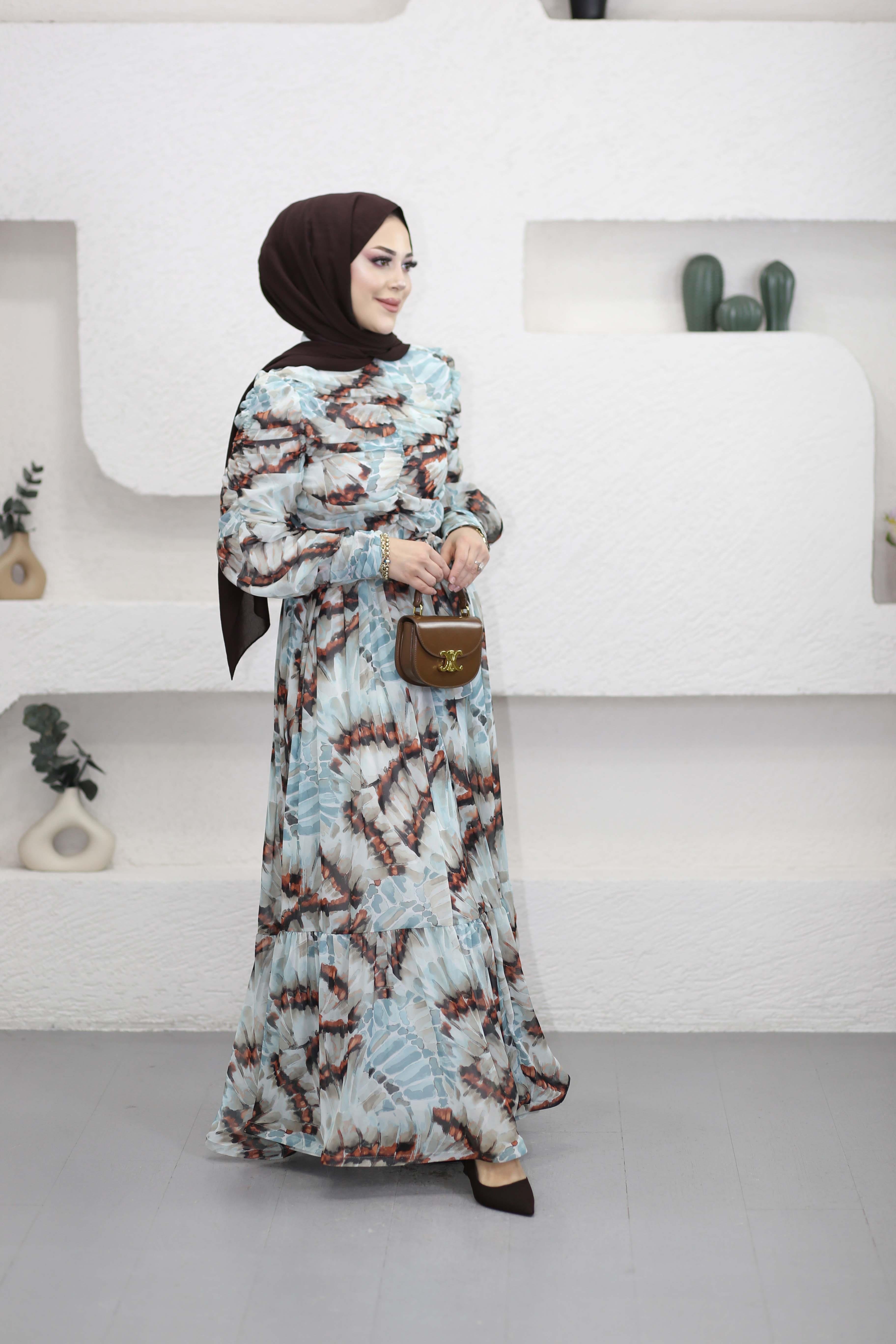 İris Elbise Mint 5720