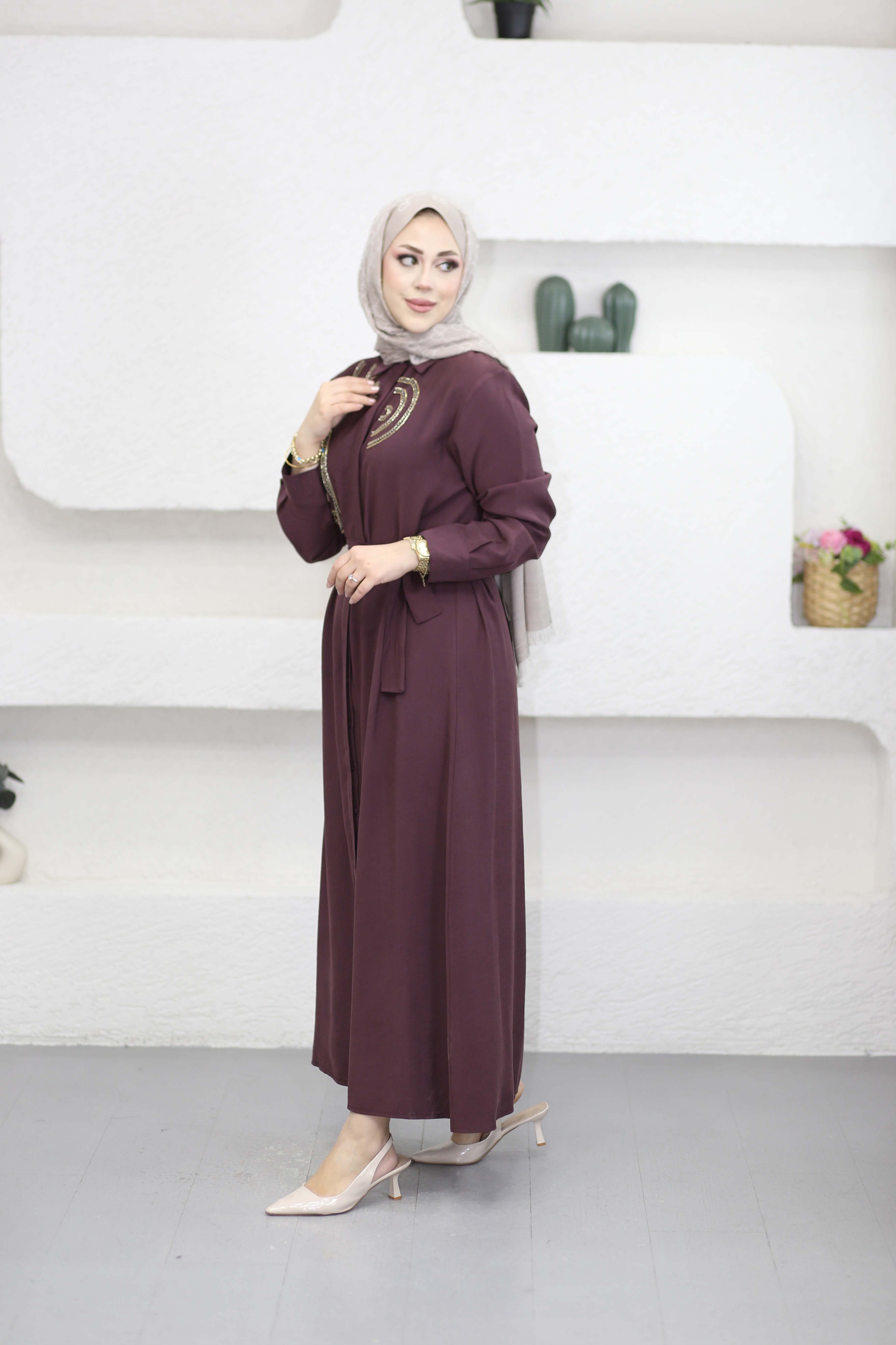 Asya Elbise Mürdüm 1502