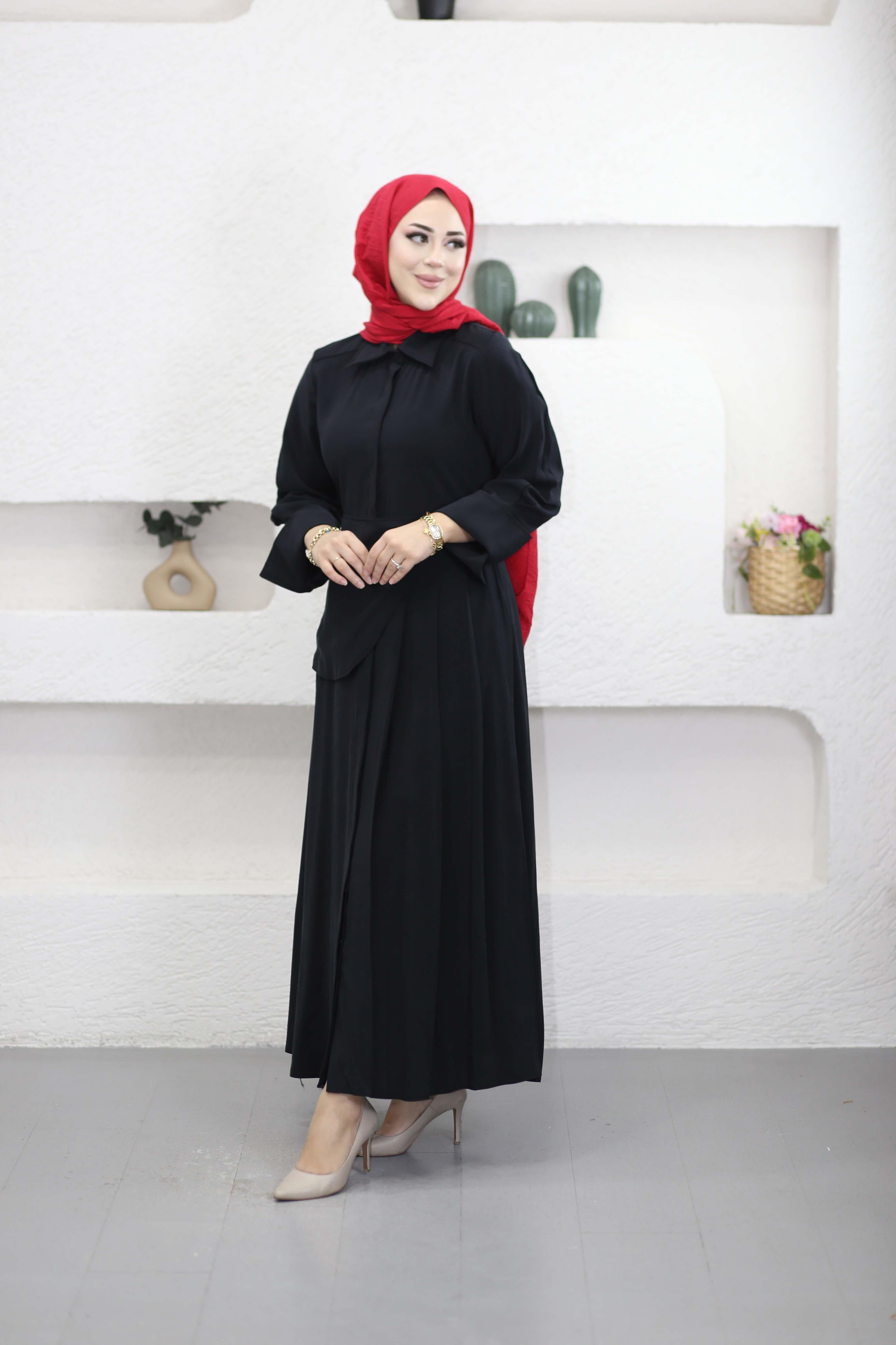 Seras Elbise Siyah 618