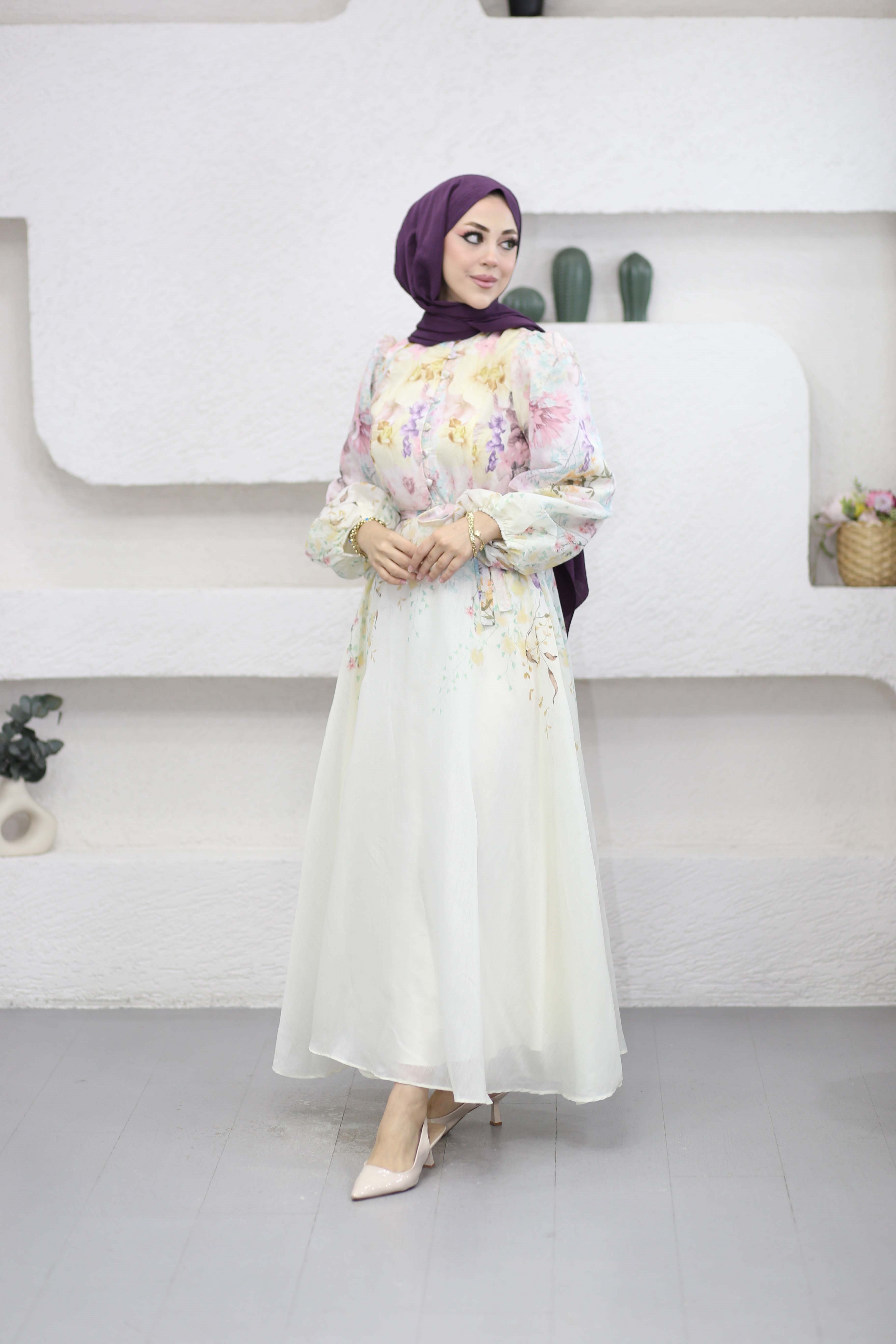 Bahar Elbise Pembe 26160